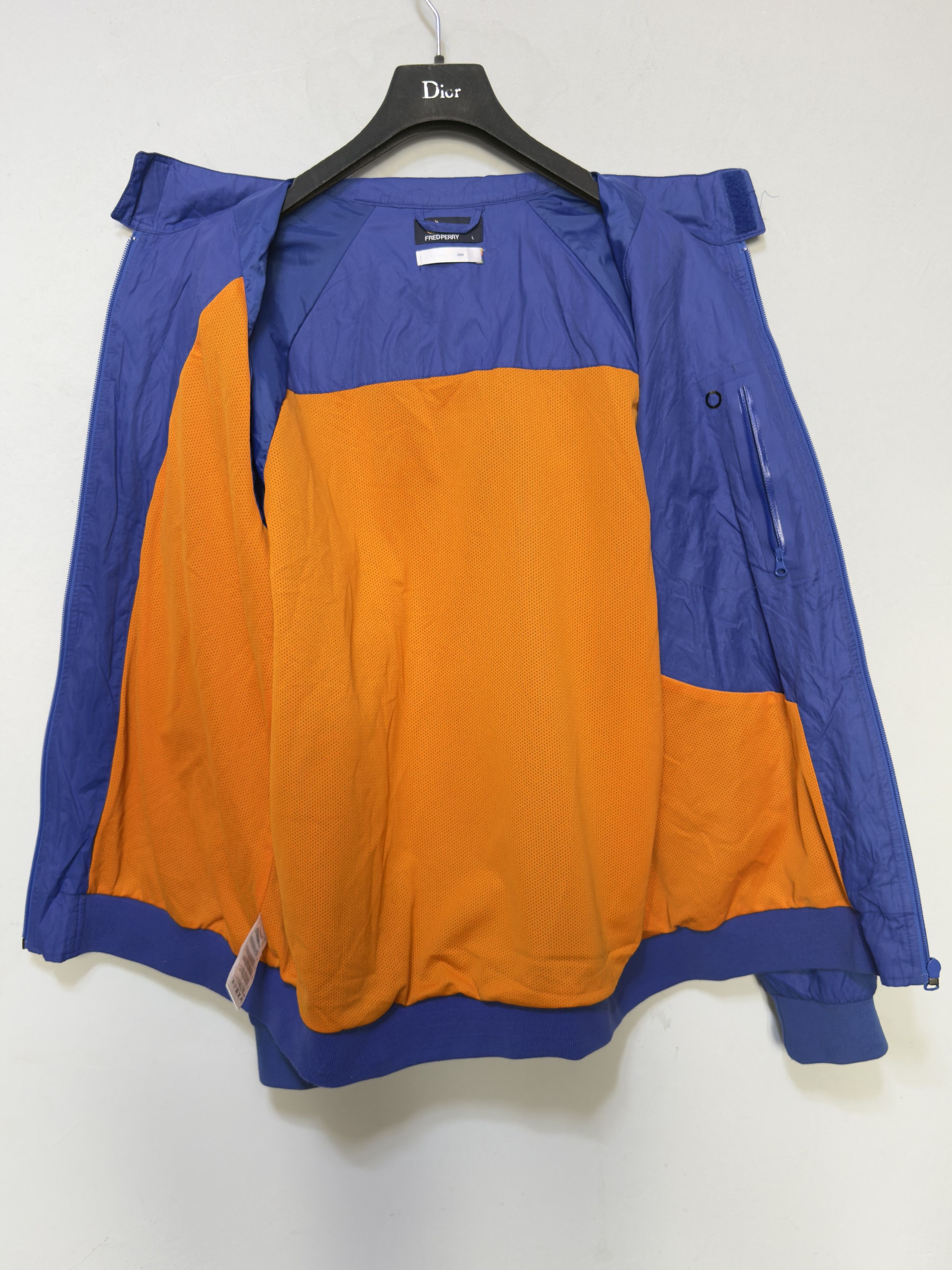 Fred Perry 🔥 bomber Fred perry jacket windbreaker blue electric size L Size US L / EU 52-54 / 3 - 10 Thumbnail