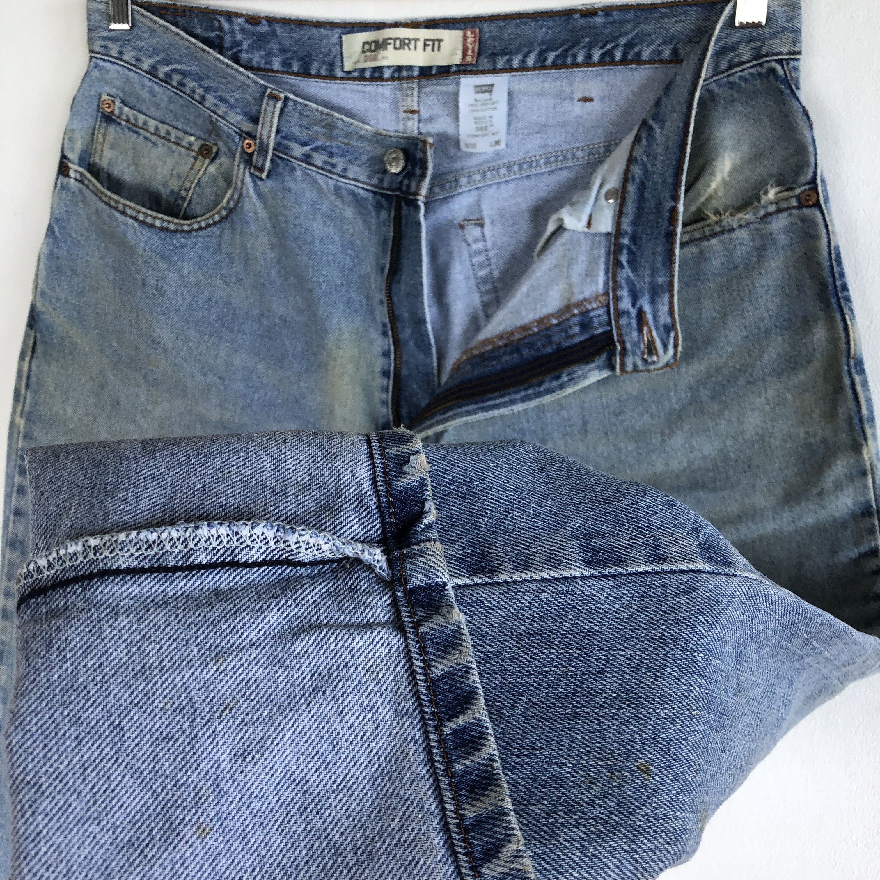 Levi's Vintage Levis 560 Baggy Jeans Levi's Faded Light Wash Denim Size US 36 / EU 52 - 8 Thumbnail