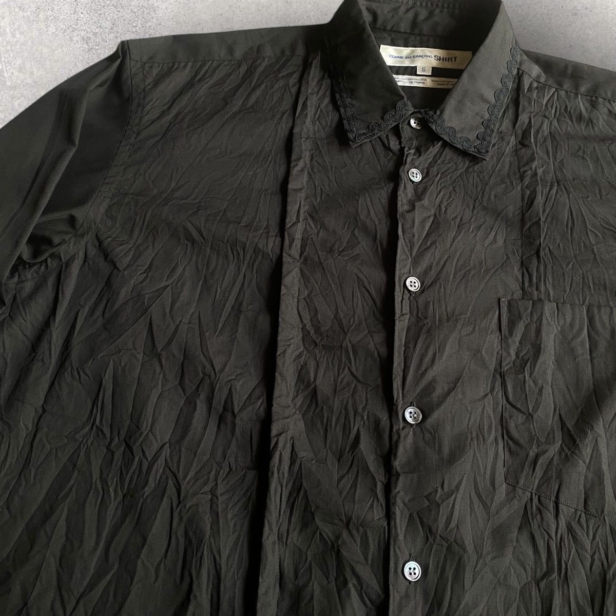 Comme des Garcons Comme Des Garcons Pleated Oversize Shirt Size US S / EU 44-46 / 1 - 1 Thumbnail