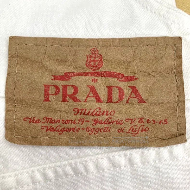 Prada Prada White triangle logo cotton strap dress Size XXS / US 00 / IT 34 - 6 Thumbnail