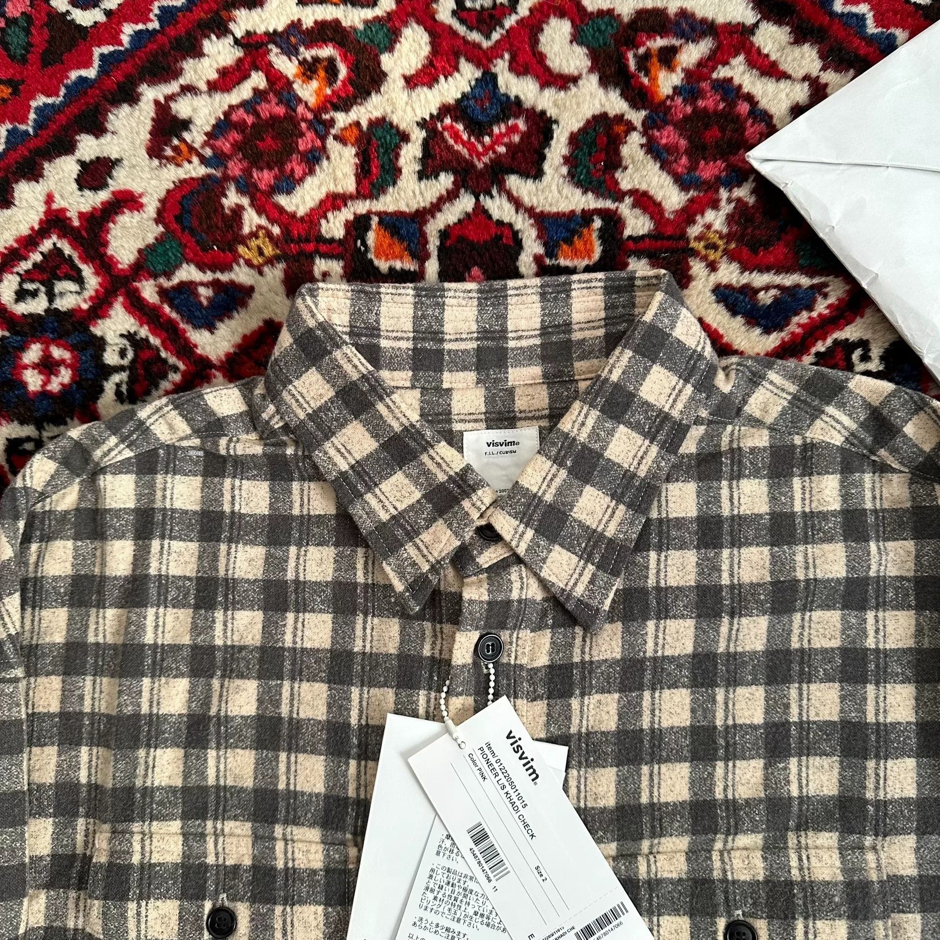 Visvim visvim 22AW Pioneer L/S Khadi Check Size US M / EU 48-50 / 2 - 2 Thumbnail