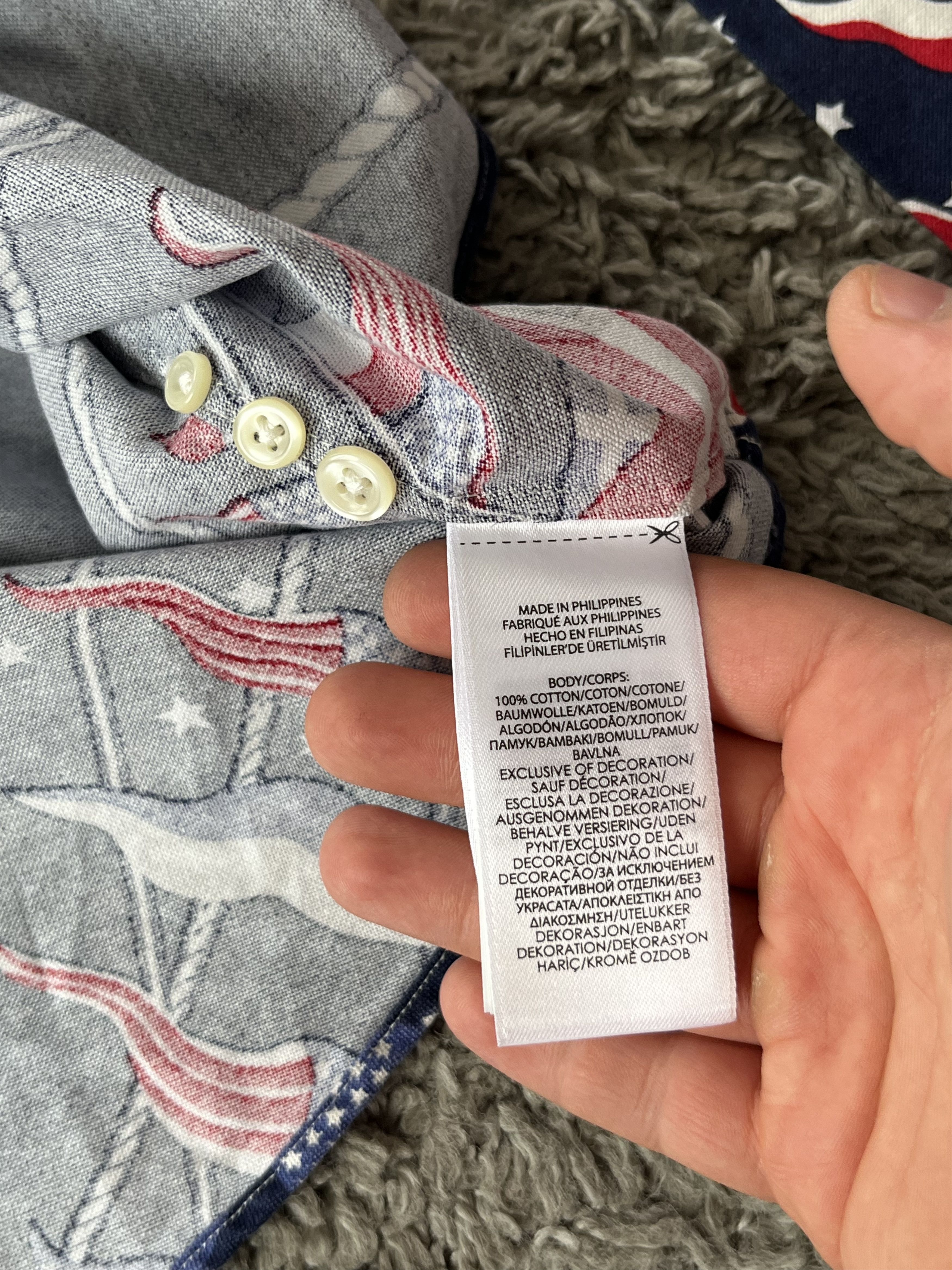 Ralph Lauren Vintage Shirt Button Up Ralph Lauren AMERICA Streetwear Size US M / EU 48-50 / 2 - 8 Thumbnail