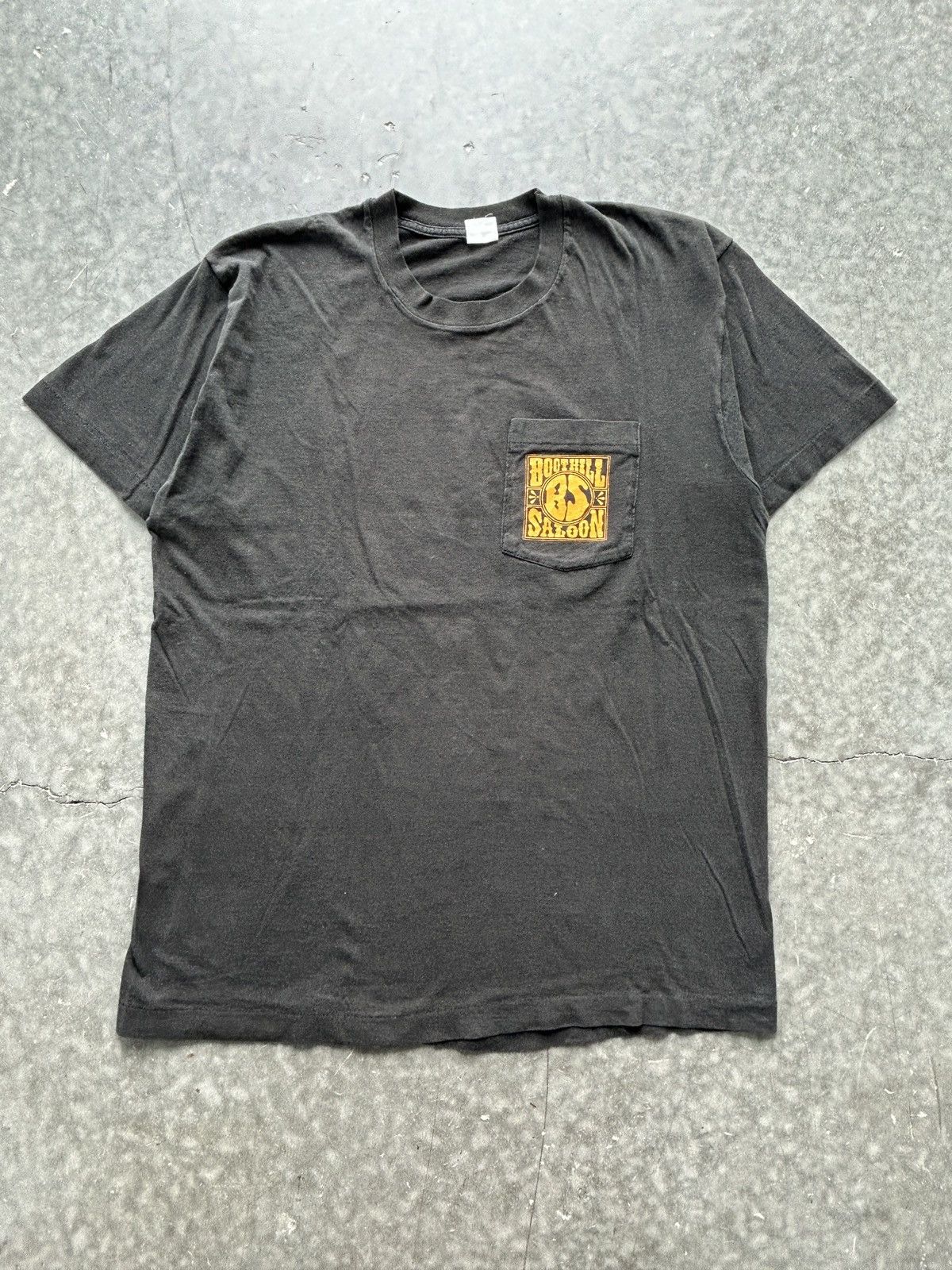 Vintage Vintage 90s Boothill Saloon Pin Up Girl Graphic Tee Size US L / EU 52-54 / 3 - 4 Thumbnail