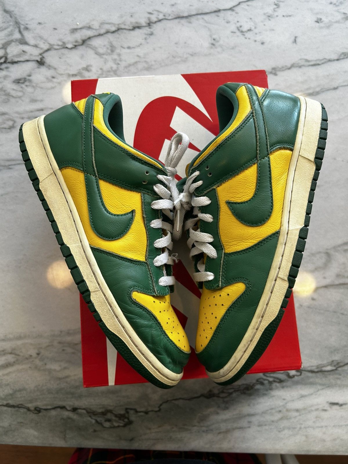 Nike Dunk Low SP Varsity Maize/Pine Green “Brazil” Size US 9.5 / EU 42-43 - 1 Thumbnail