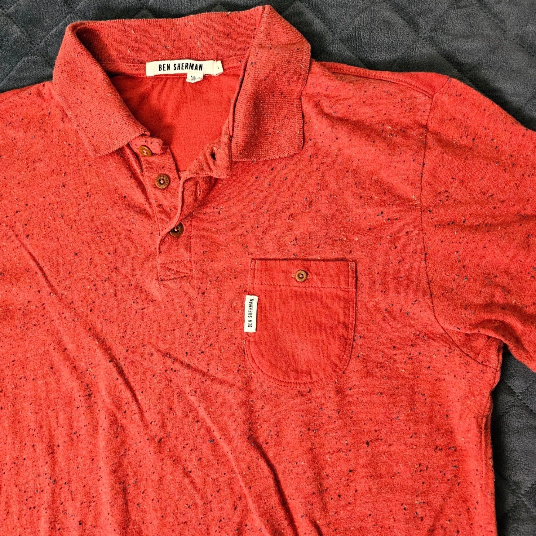 Ben Sherman VINTAGE Ben Sherman Polo Shirt Men’s Short Sleeve Casual Cotton Size S Red Spotted Size US S / EU 44-46 / 1 - 3 Thumbnail