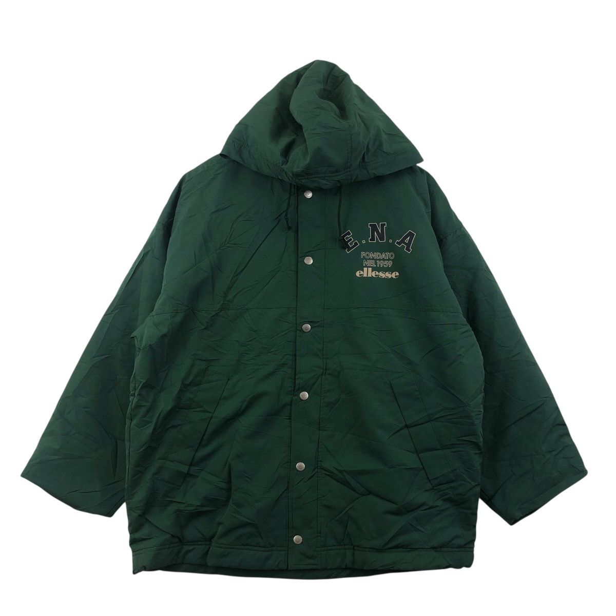 Ellesse ELLESSE Heavyweight Coat Ski Fur Lining Hooded Jacket Size US L / EU 52-54 / 3 - 1 Thumbnail