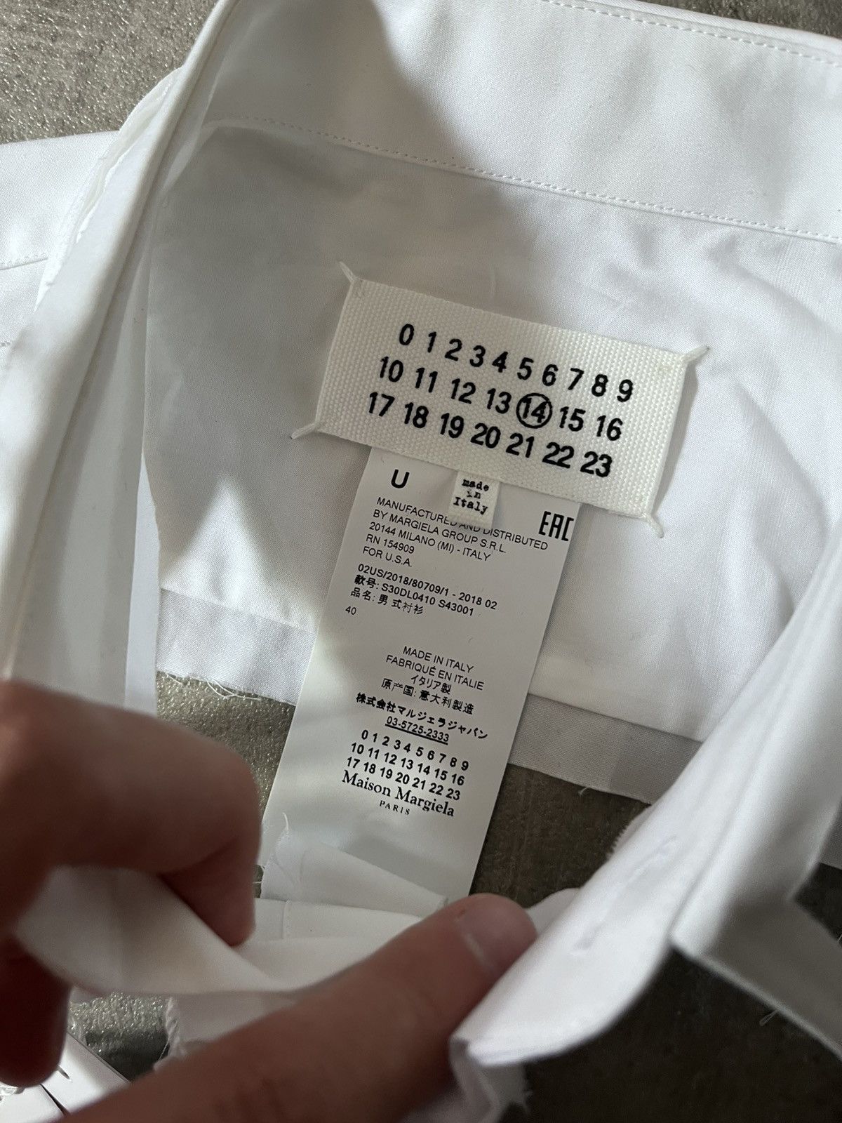 Maison Margiela Maison Margiela F/W 2018 by John Galliano frame shirt Size US M / EU 48-50 / 2 - 12 Thumbnail
