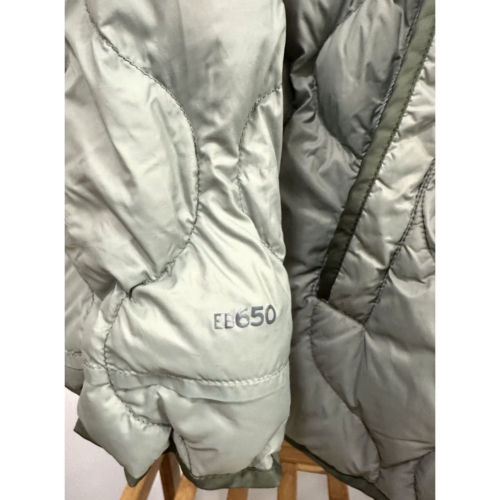 Eddie Bauer Eddie Bauer Women's Quilted EB650 Waterfowl Down Snap Sage Green Light Jacket 2X Size XXL / US 16-18 / IT 52-54 - 8 Thumbnail