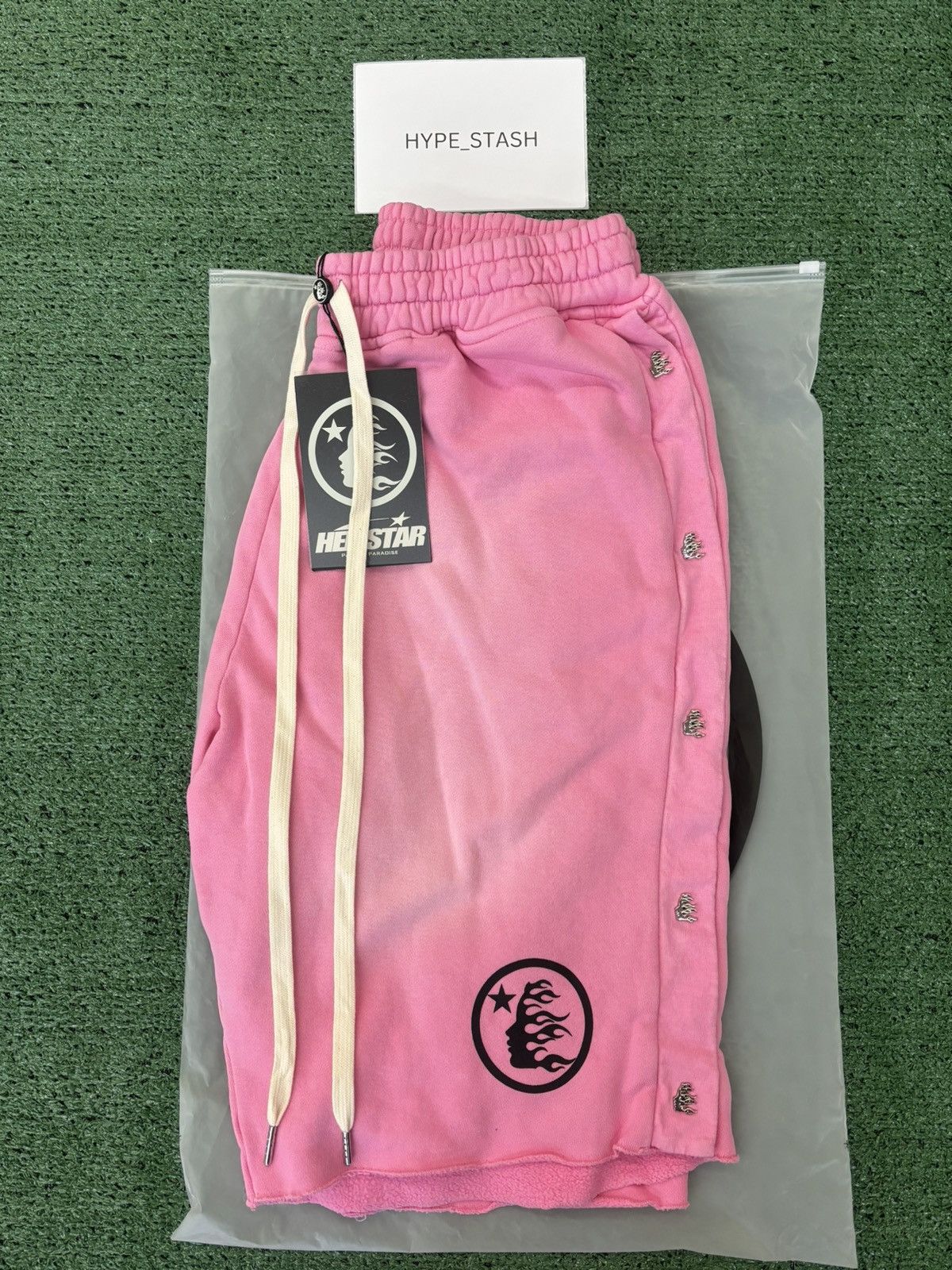 HELLSTAR Hellstar Pink Snap Shorts | Grailed