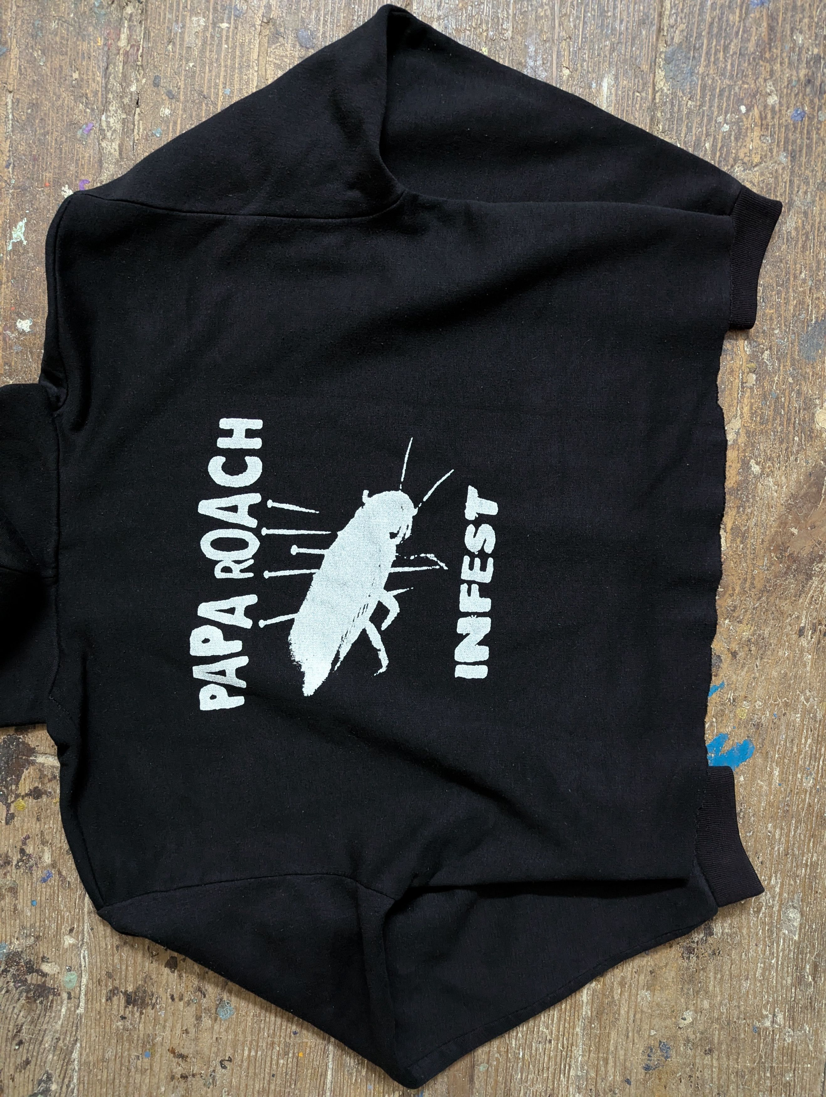 Band Tees 00s Papa Roach Infest Bootleg Cropped Promo Hoodie Size US M / EU 48-50 / 2 - 5 Thumbnail