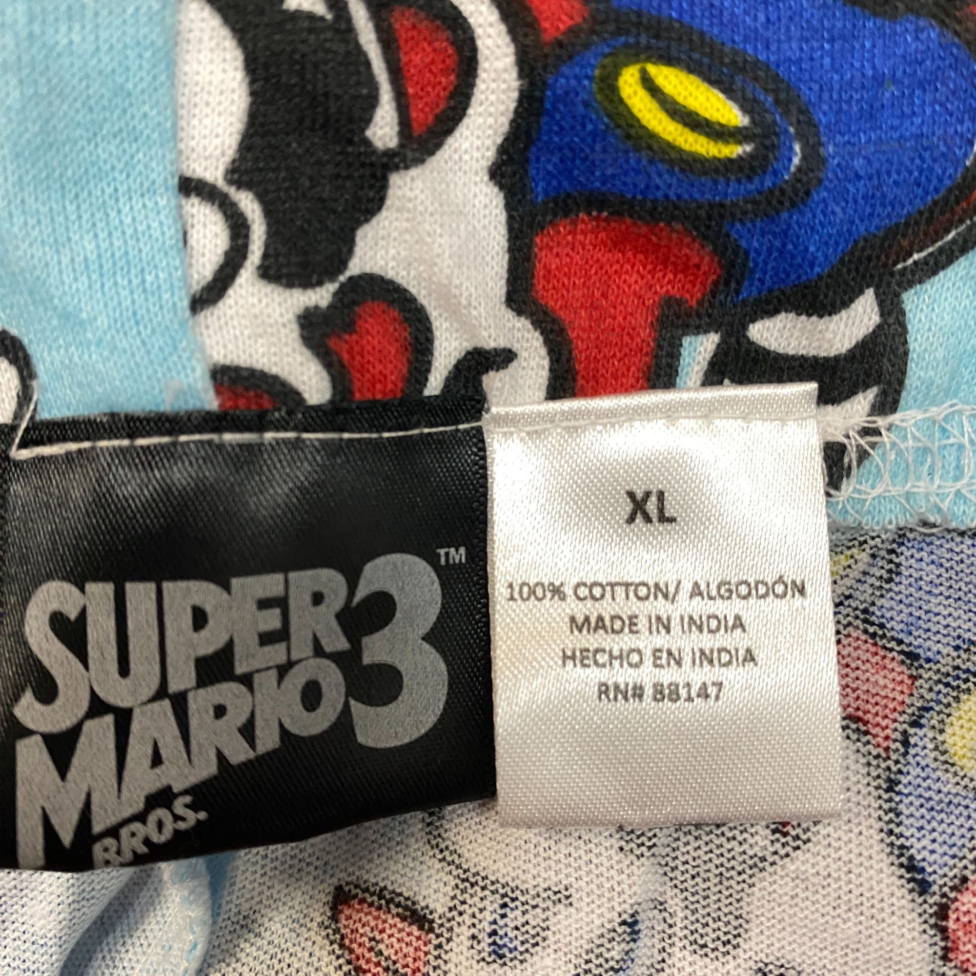 Nintendo Nintendo Super Mario Bros. 3 Tanooki Suit Pajama Lounge Pant Size US 36 / EU 52 - 4 Thumbnail