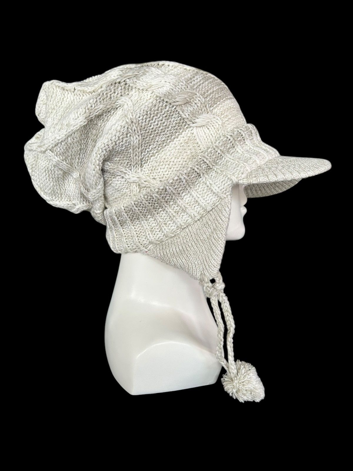 Japanese Brand × Kapital × Vintage Japanese Punk Bondage Style Knitted Big Hats ☠️☠️ Size ONE SIZE - 2 Thumbnail