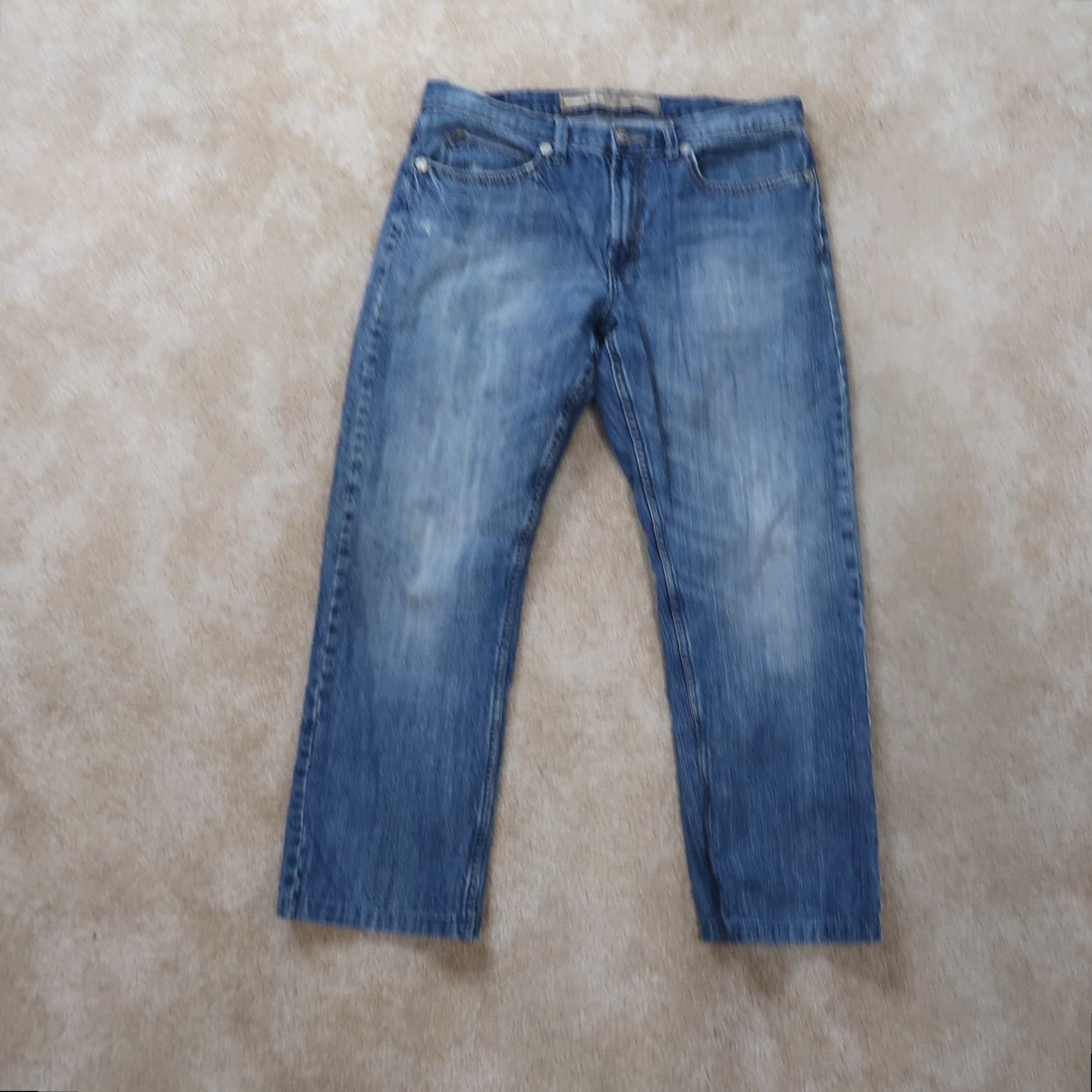 Wrangler Wrangler Jeans Slim Straight Men’s 36x28 Blue Denim pants Size US 36 / EU 52 - 2 Thumbnail