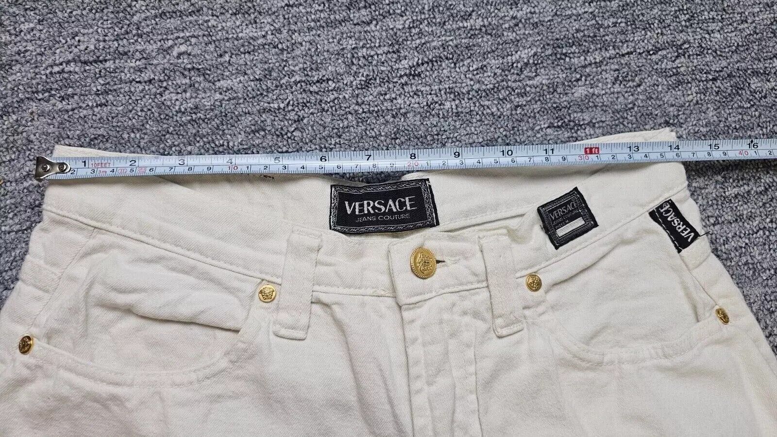Versace 90s Versace Jeans Couture Tapered Jeans by Ittierre W28 Size US 28 / EU 44 - 14 Thumbnail