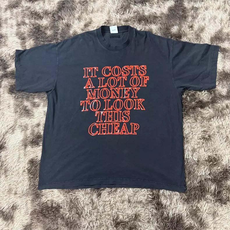 Vetements Vetements 24SS red slogan letter print short-sleeve Size US M / EU 48-50 / 2 - 1 Thumbnail