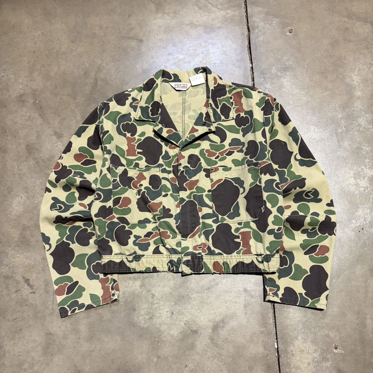 Walls Vintage Walls Duck Camo Cropped Jacket Work Detroit 90s USA Size US L / EU 52-54 / 3 - 4 Thumbnail