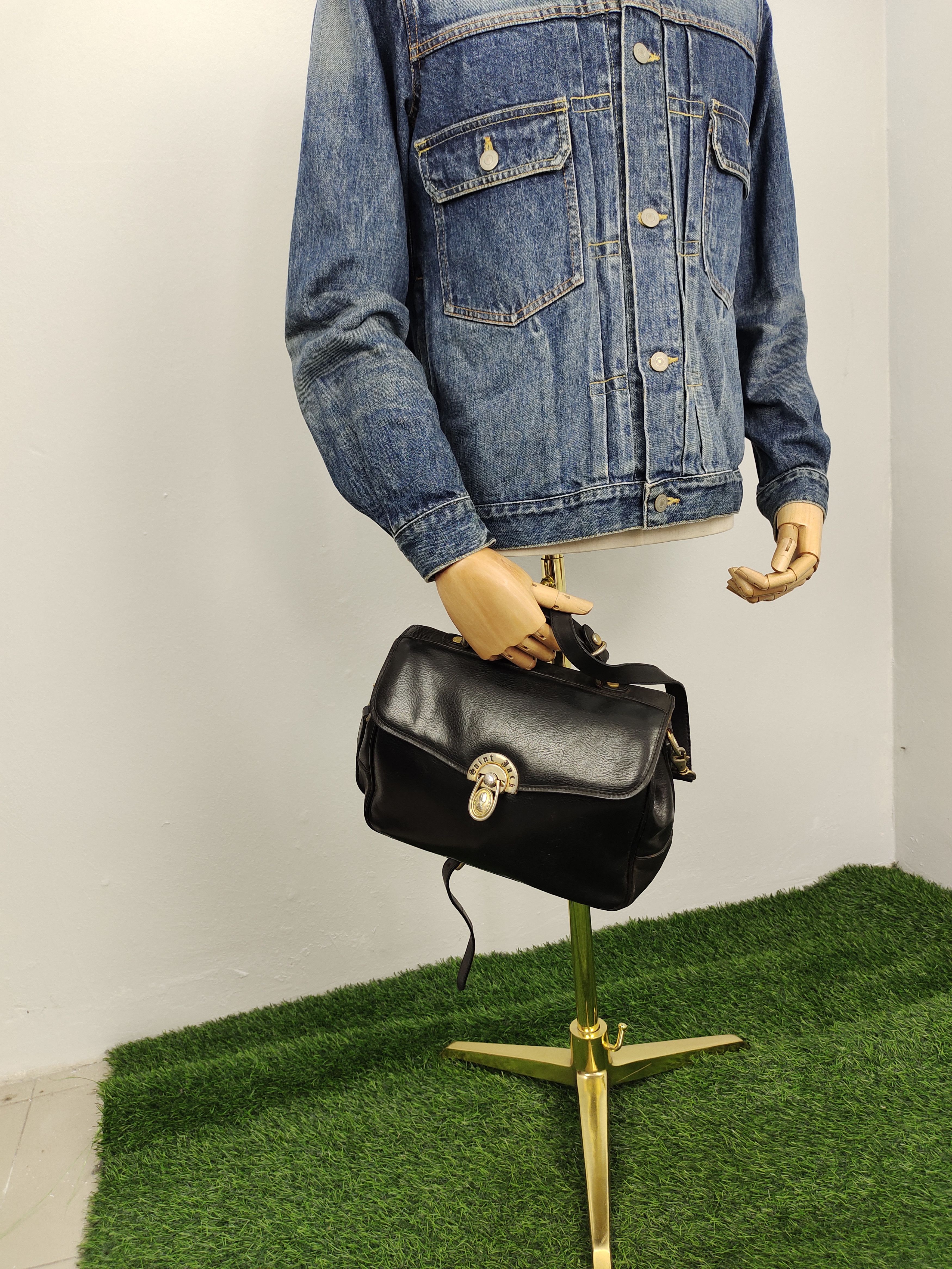 Hysteric Glamour Vintage 80s Saint Jack Patina Leather Shoulder Bag Size ONE SIZE - 3 Thumbnail
