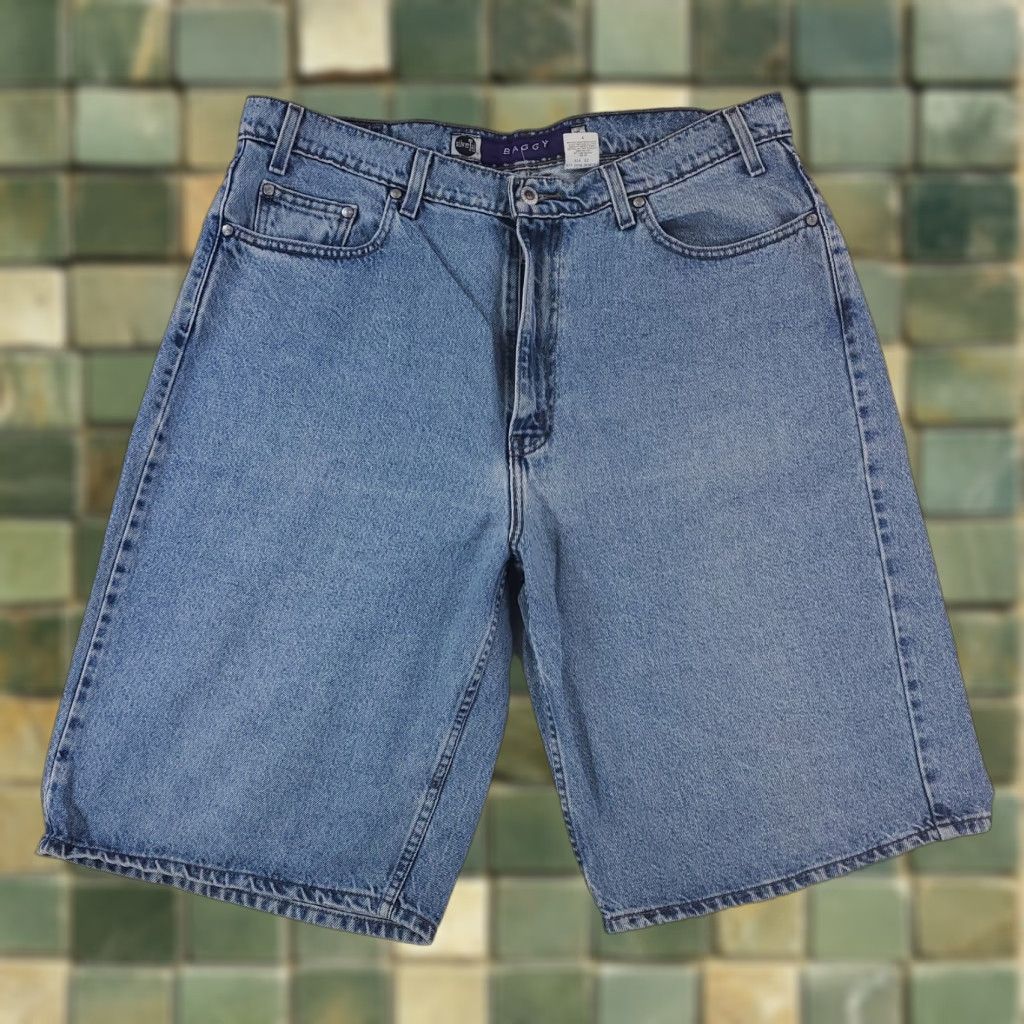 Levi's **VINTAGE Levi's 90s Y2K Baggy Jean Shorts Blue Zip Fly Mens 38** User: Vintage Levi's 90s Y2K Baggy Jean Shorts Blue Zip Fly Men's 38 Size US 38 / EU 54 - 1 Thumbnail