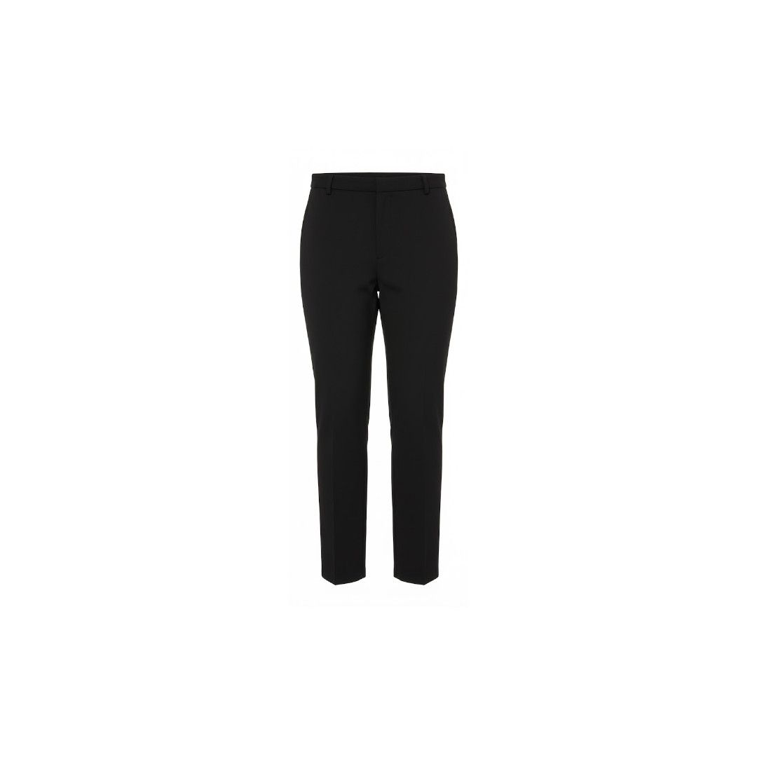 Saint Laurent Paris oc11z0126 596927 Pantalon Fltte Plat Tailleur in Noir Size US 36 / EU 52 - 1 Thumbnail