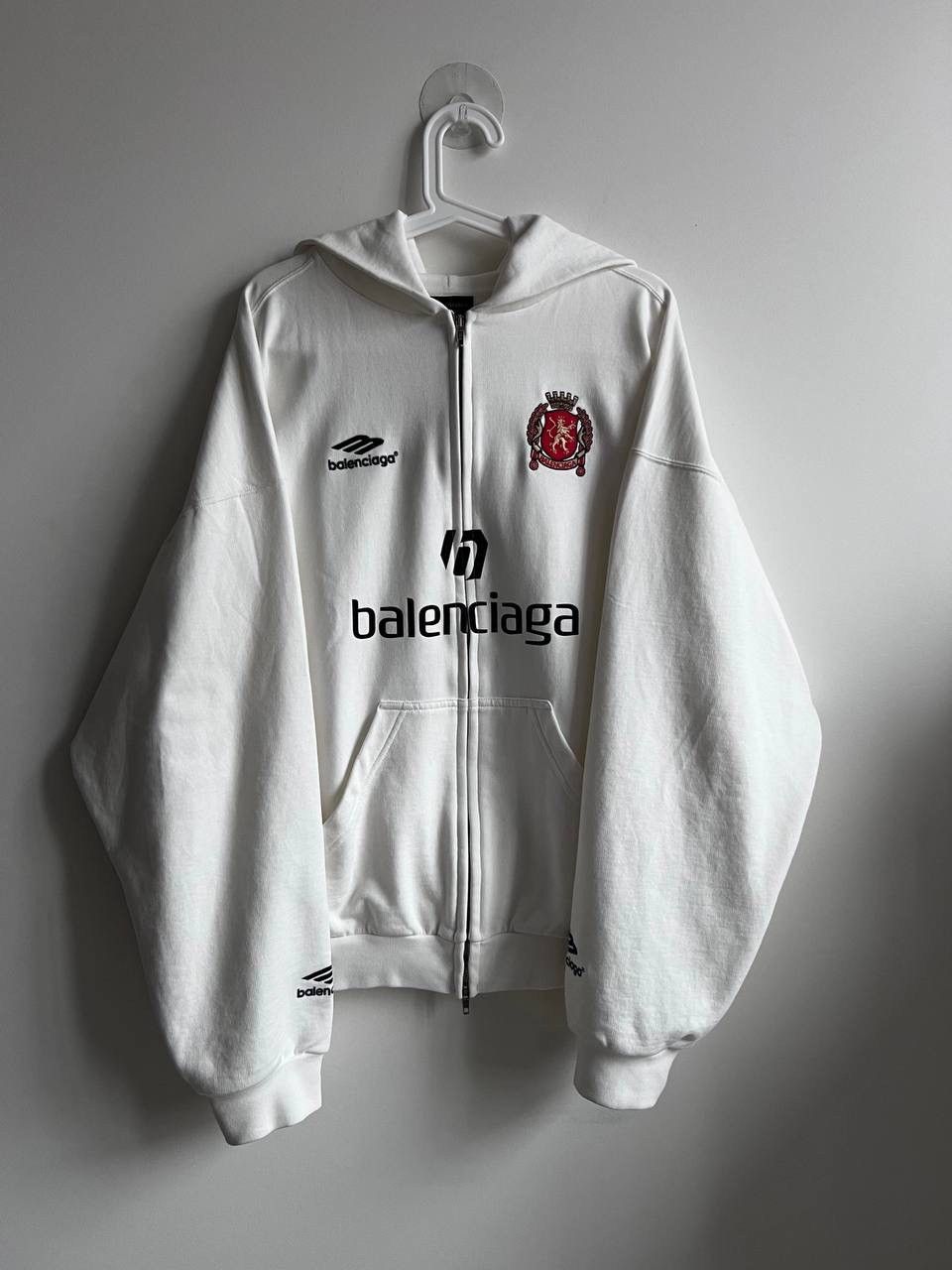 Balenciaga Balenciaga Soccer Beverly Hills zip up hoodie