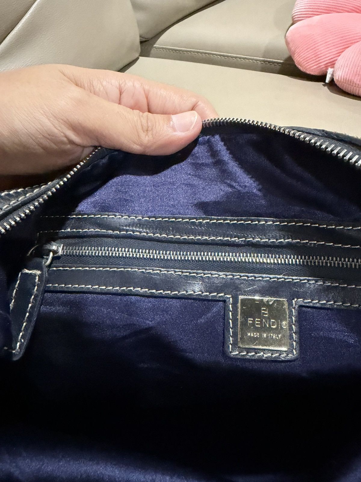 Fendi Authentic Fendi Zucca Monogram Canvas Hand Bag Size ONE SIZE - 24 Thumbnail