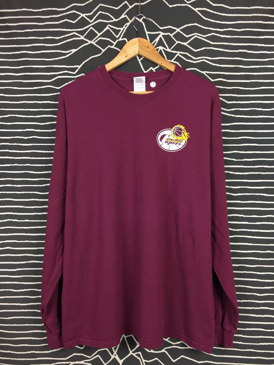 Vintage Cape Elizabeth Capers Basketball Team Longsleeve Tee Size US XL / EU 56 / 4 - 2 Thumbnail