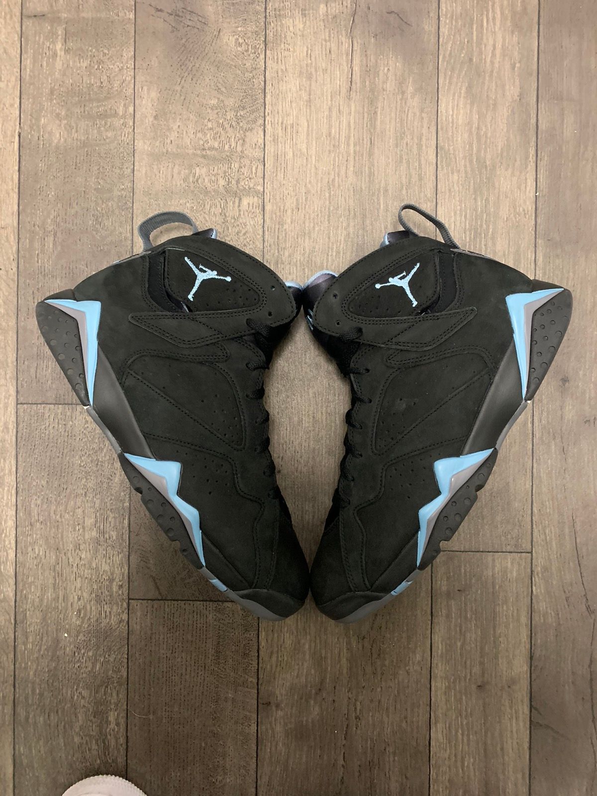 Pre-owned Jordan Brand 7 Chambray Shoes In Black Blue