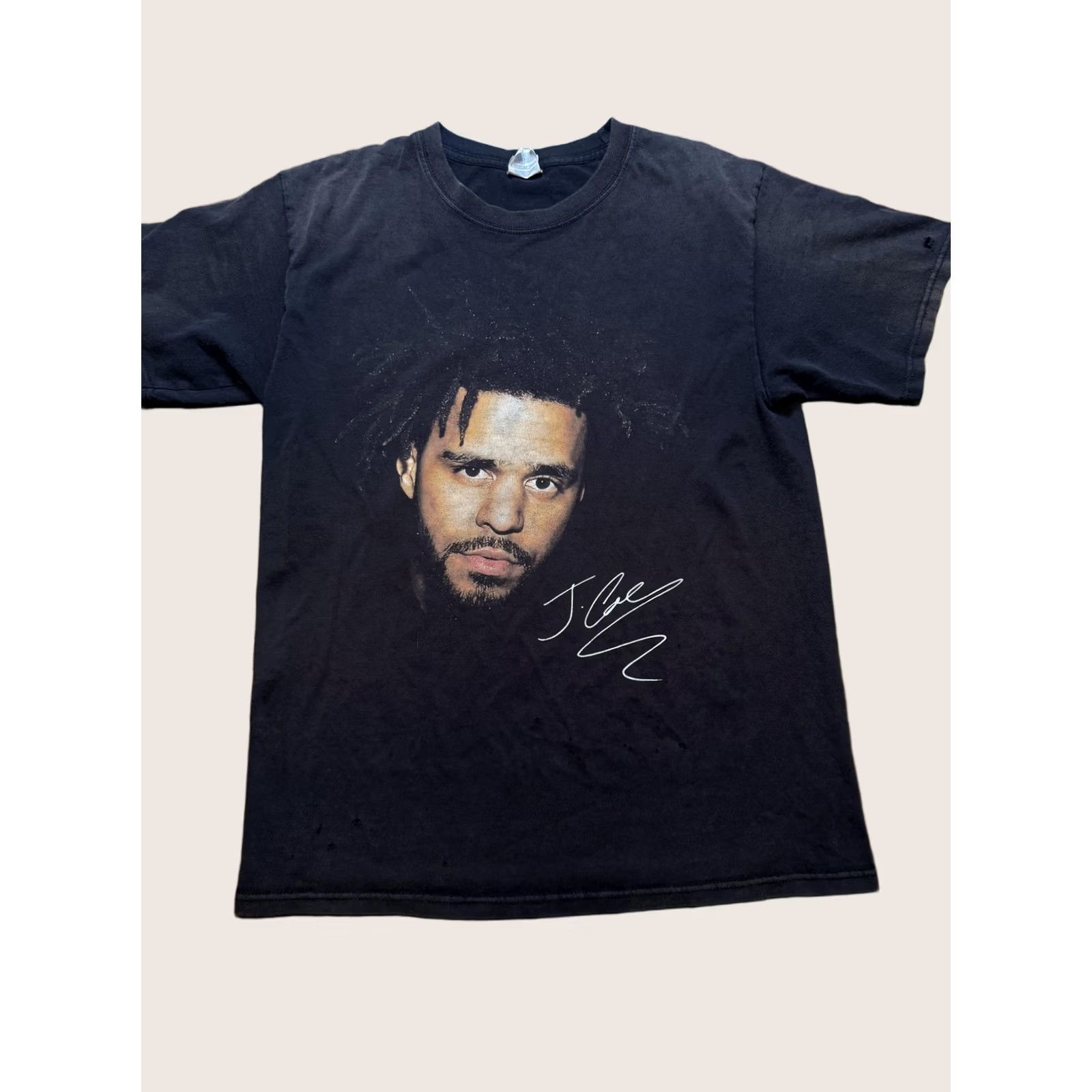 Vintage Yazbek Shirt Mens Medium Black Rap Artist Portrait Graphic Signature Tee Size US M / EU 48-50 / 2 - 1 Thumbnail