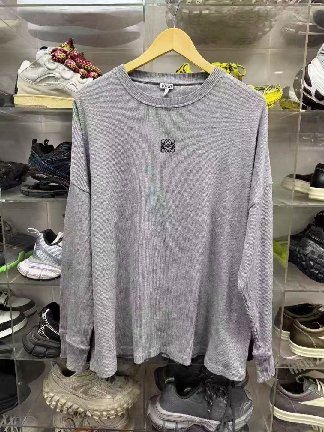 Loewe Loewe Men's Logo Long-Sleeve T-Shirt Size US M / EU 48-50 / 2 - 1 Thumbnail