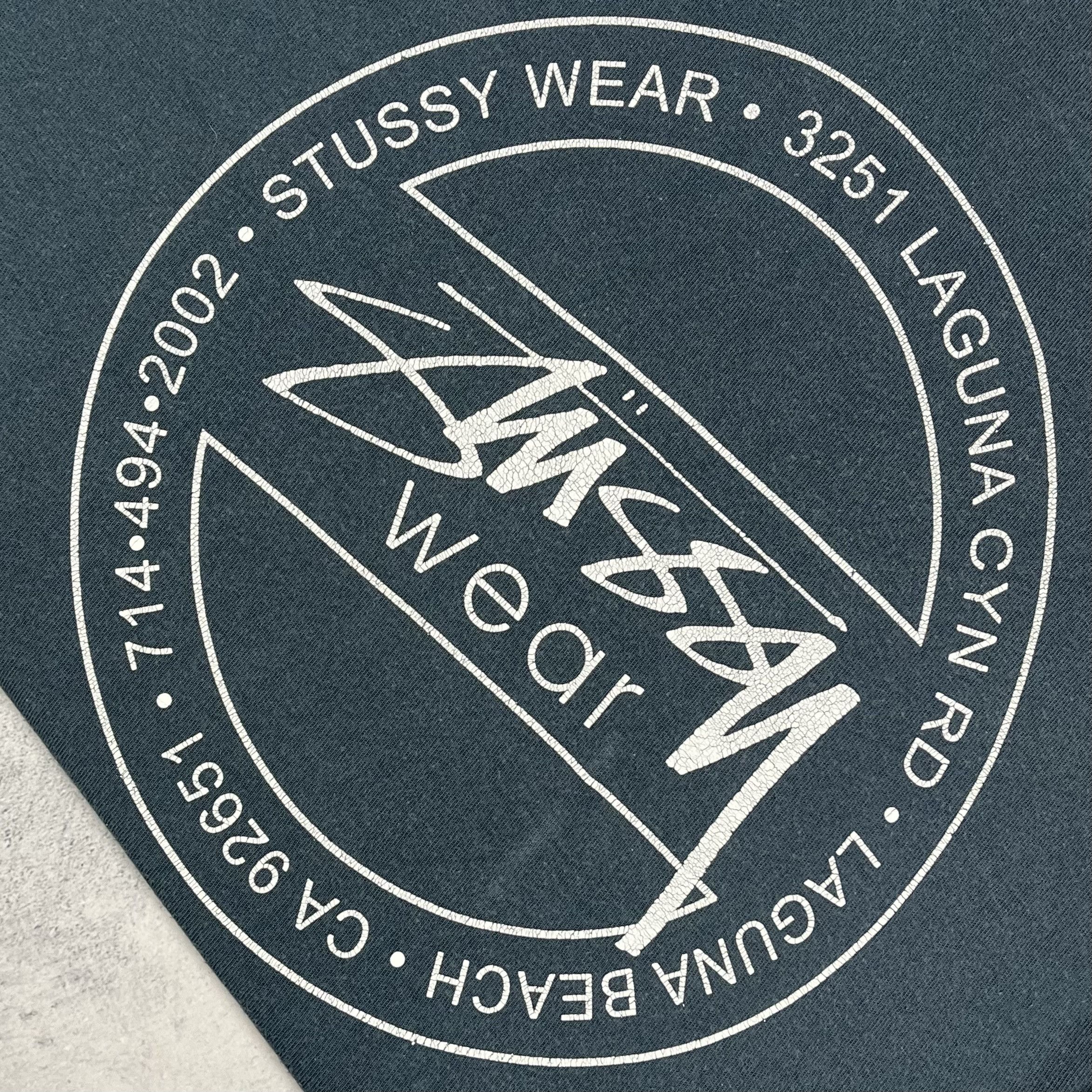Stussy Vintage Stussy Wear Y2K Big Logo Faded T Shirt 00’s Size US M / EU 48-50 / 2 - 6 Thumbnail