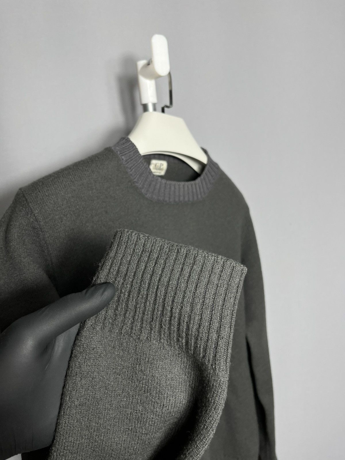 C.P. Company CP Company knit sweater wool mens grey vintage 90s italy Size US M / EU 48-50 / 2 - 5 Thumbnail