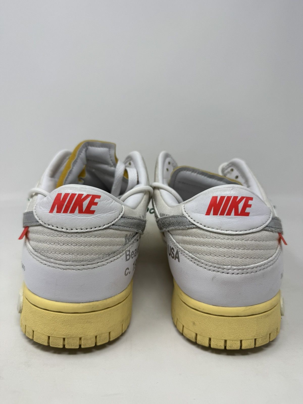 Nike Nike Dunk Low Off White Lot 01 of 50 Size US 11.5 / EU 44-45 - 5 Thumbnail
