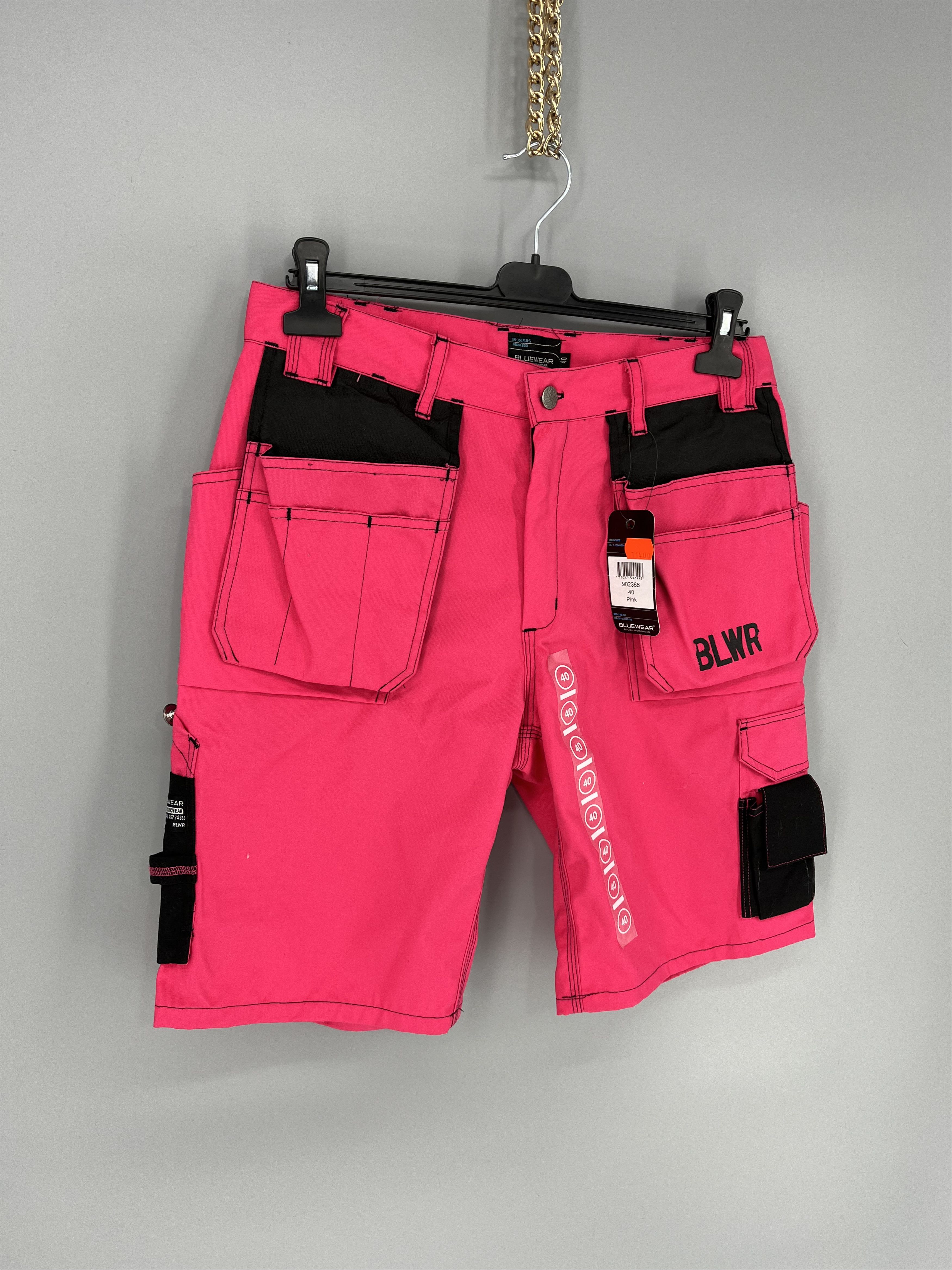 Global Work Bluewear Rough Workwear Holster Cargo Multi Pocket Shorts Size US 32 / EU 48 - 2 Thumbnail