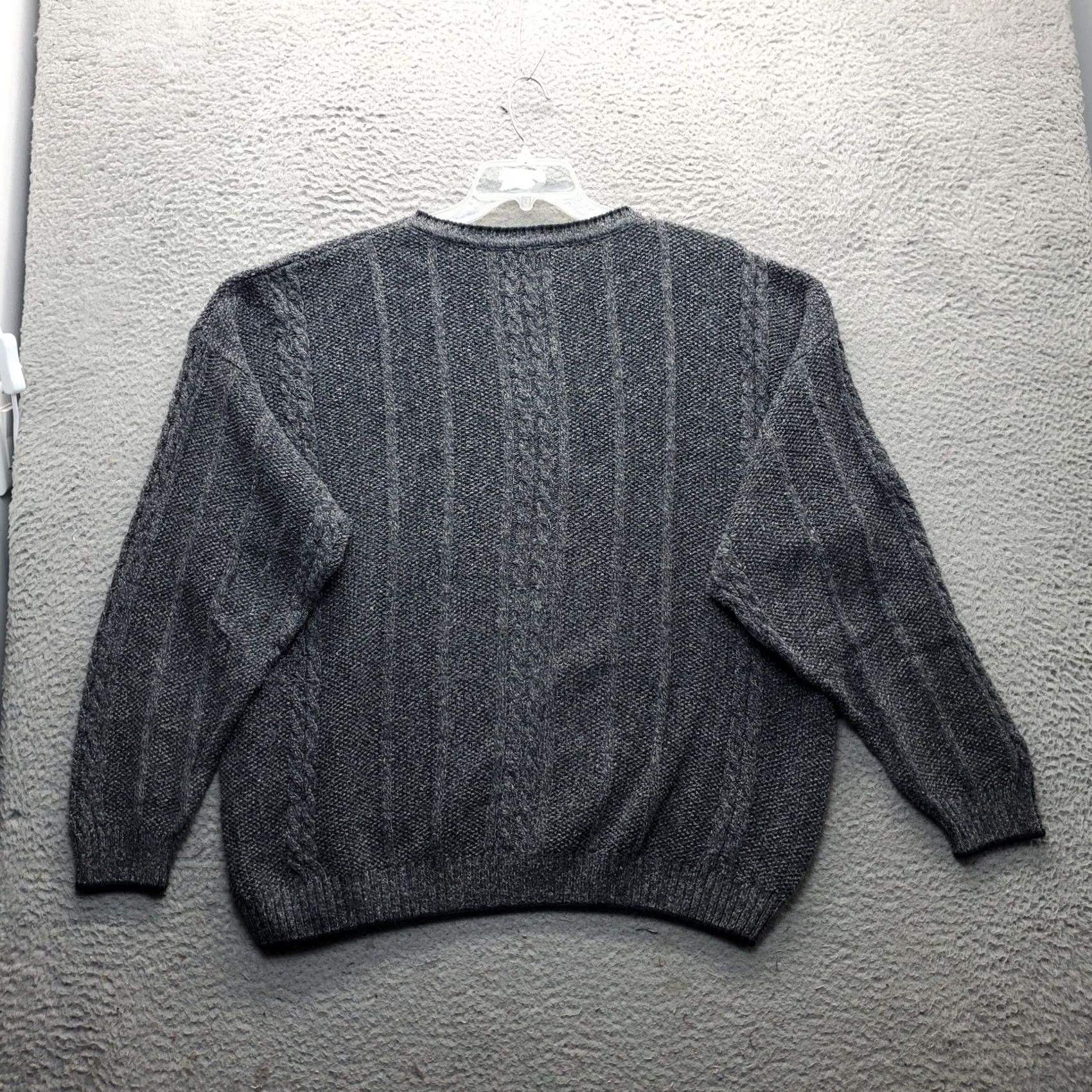 Vintage Woolrich Sweater Mens 2XL Gray Cable Knit Raglan Sleeve Outdoorwear Size US XXL / EU 58 / 5 - 2 Thumbnail