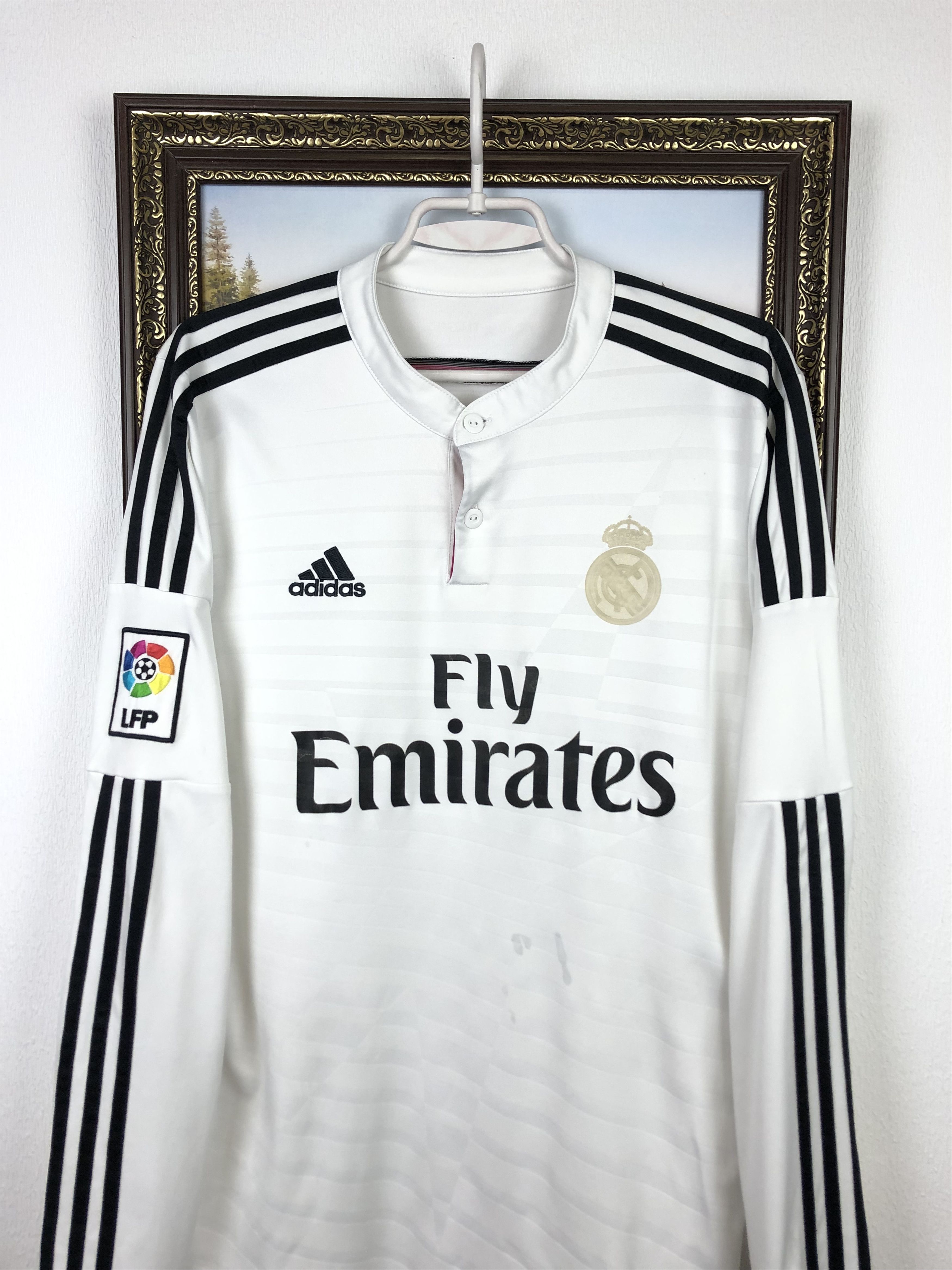 Adidas Real Madrid football shirt 2014 Soccer Long Sleeve Jersey Size US M / EU 48-50 / 2 - 2 Thumbnail