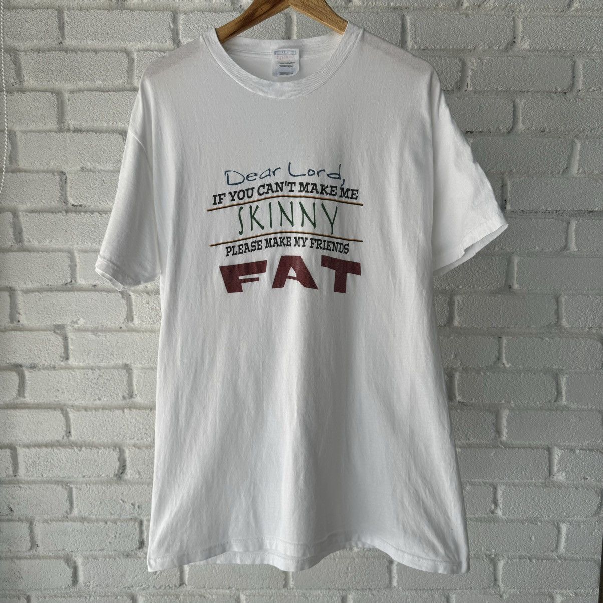 Vintage Make My Friends Fat Tee Size US L / EU 52-54 / 3 - 2 Thumbnail