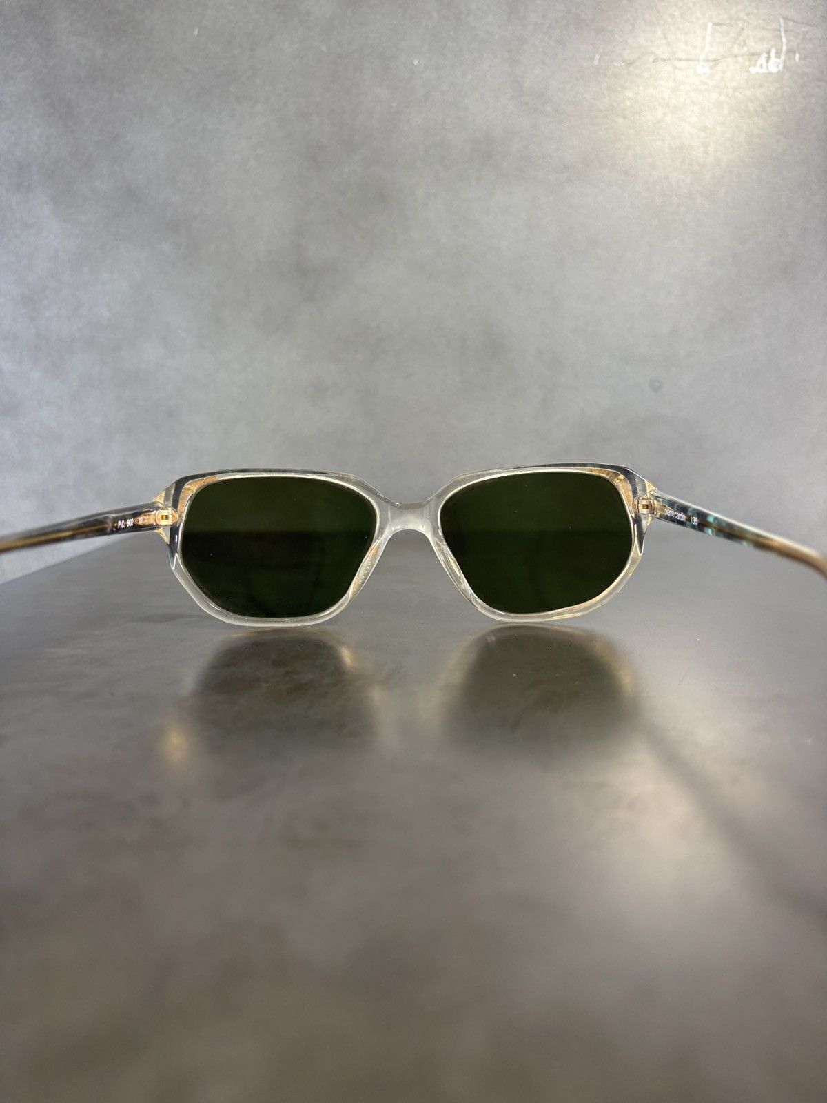 Pierre Cardin × Vintage 1980s Pierre Cardin Sunglasses Marble Wayfarer Angular Geome Size ONE SIZE - 12 Thumbnail
