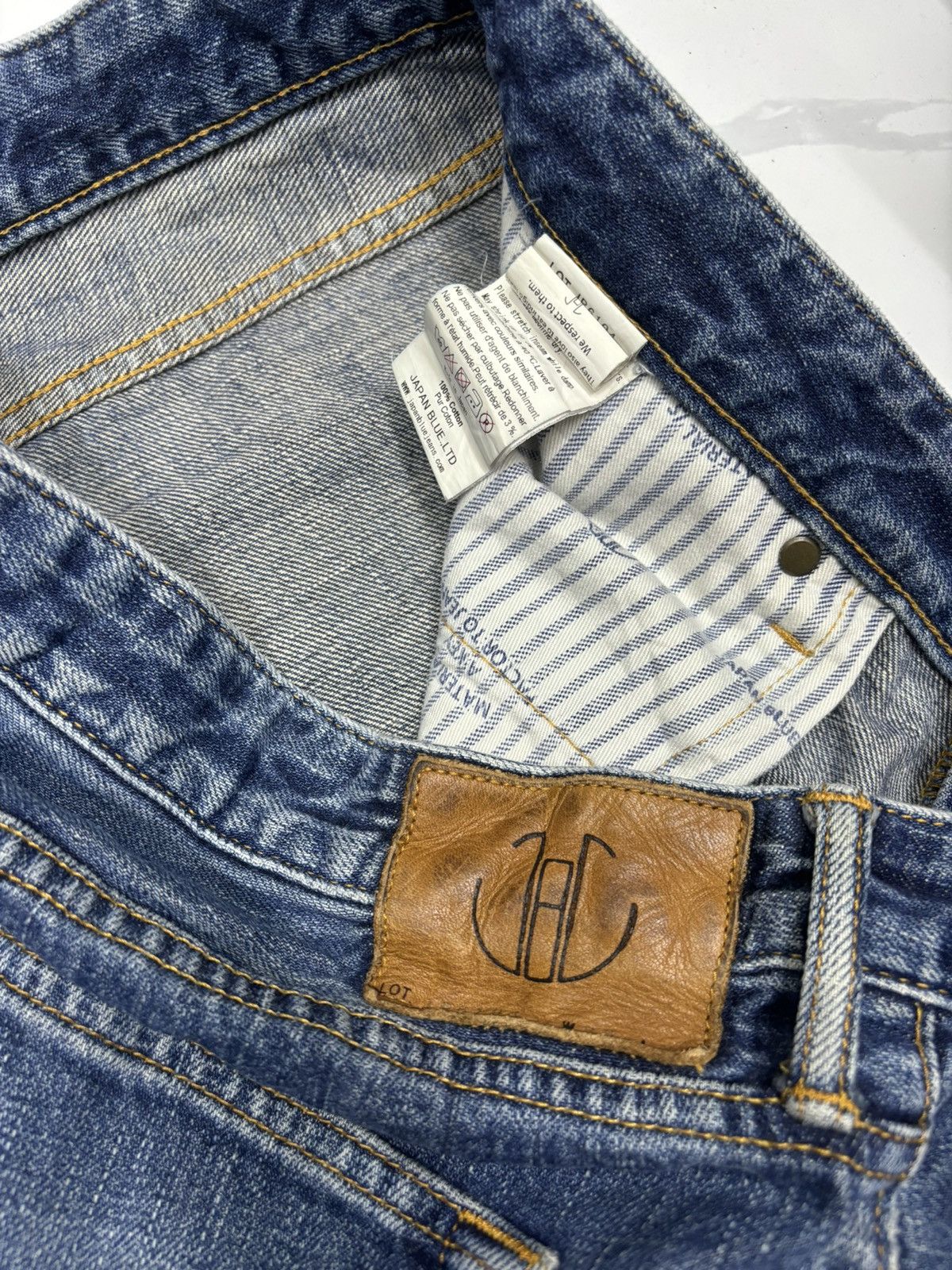 Japan Blue 🔥JAPAN BLUE SELVEDGE DENIM JEANS INDIGO Size US 35 - 11 Thumbnail