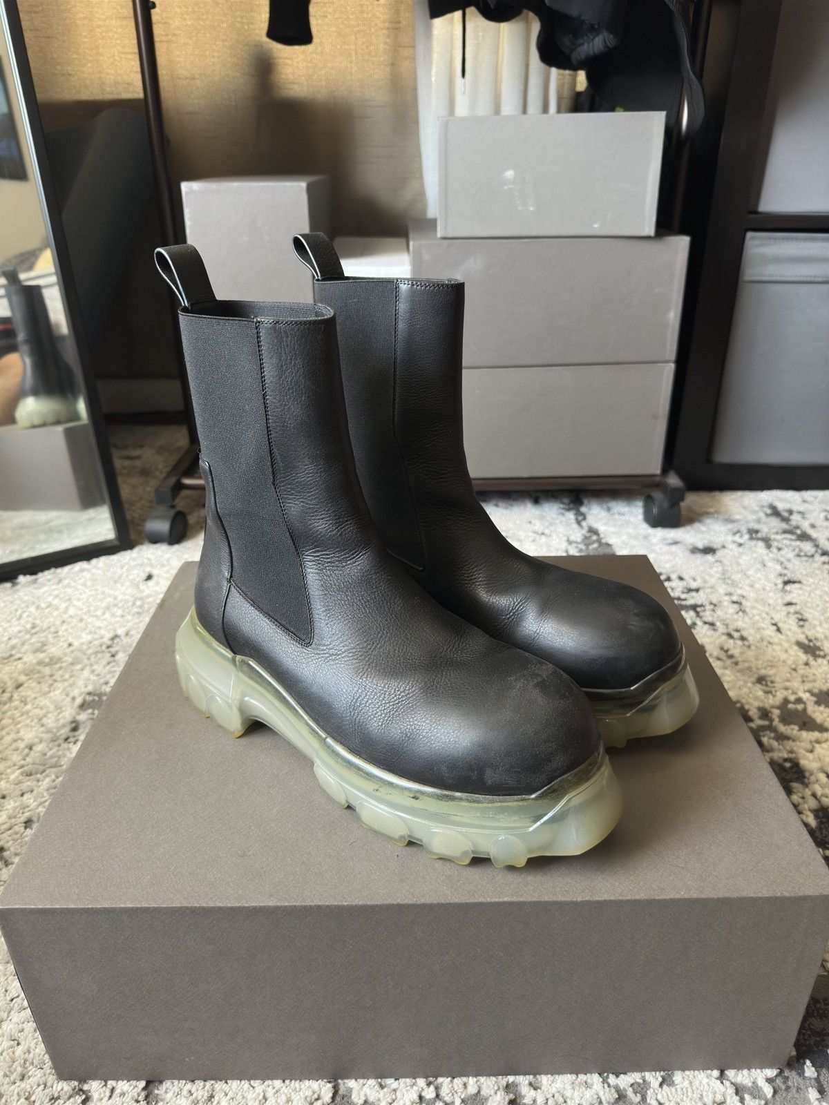Rick Owens Rick Owens Bozo Tractor Boots | Grailed
