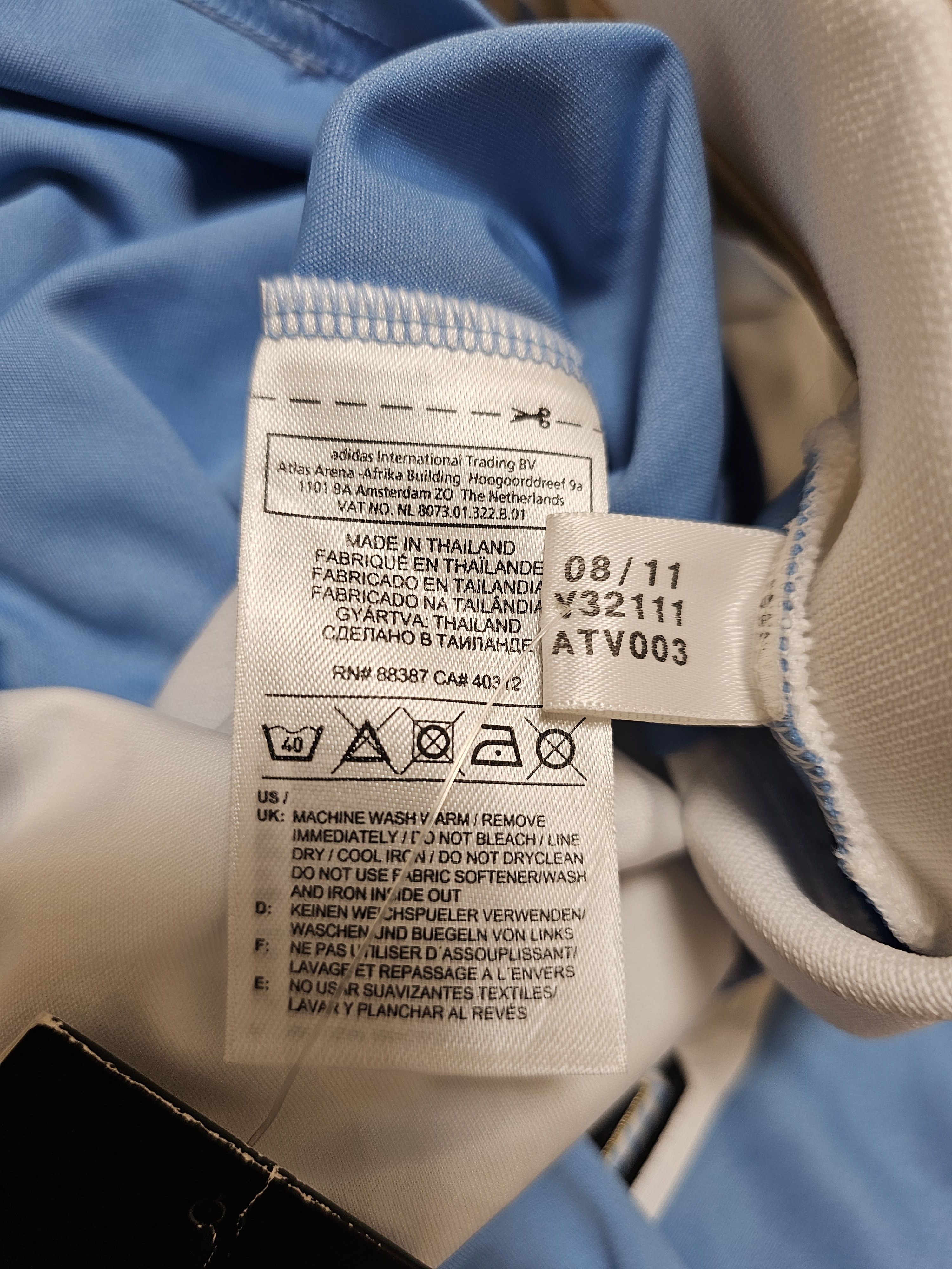 Adidas × Vintage ARGENTINA 2011 2013 HOME FOOTBALL SHIRT SOCCER JERSEY Size US L / EU 52-54 / 3 - 10 Thumbnail