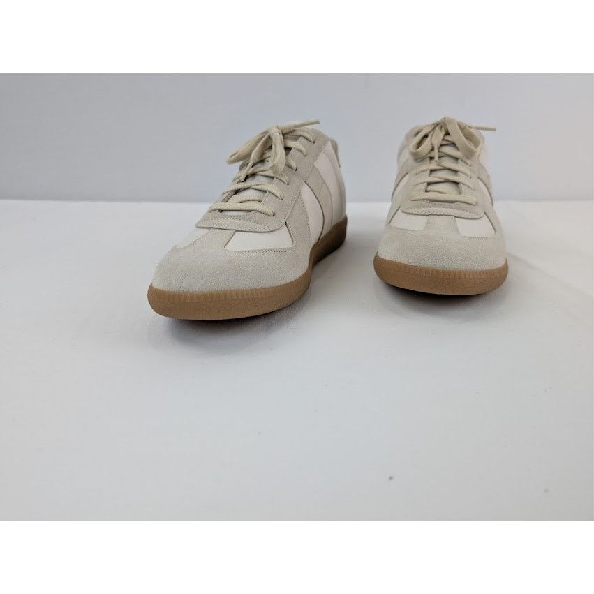 Maison Margiela o1rshd1 Leather Replica Sneaker in White / Grey Size US 12 / EU 45 - 7 Thumbnail