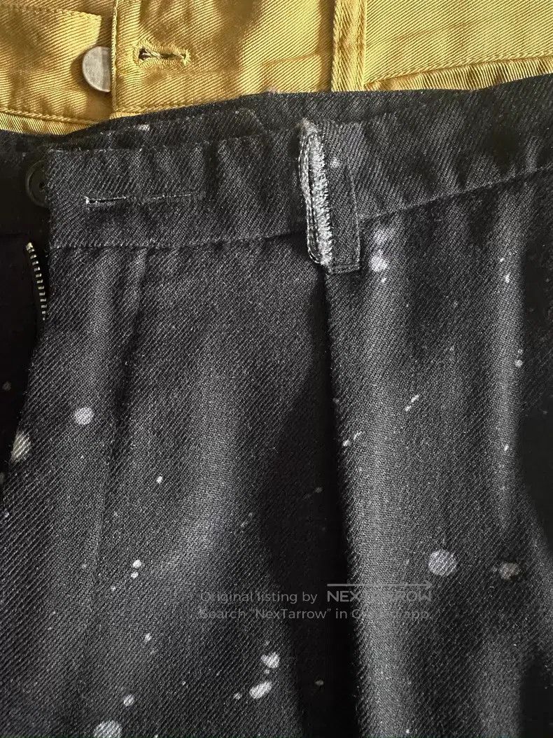 Other Ann Demeulemeester size S Dark gray mud dot silk cotton pan Size 22" - 6 Thumbnail