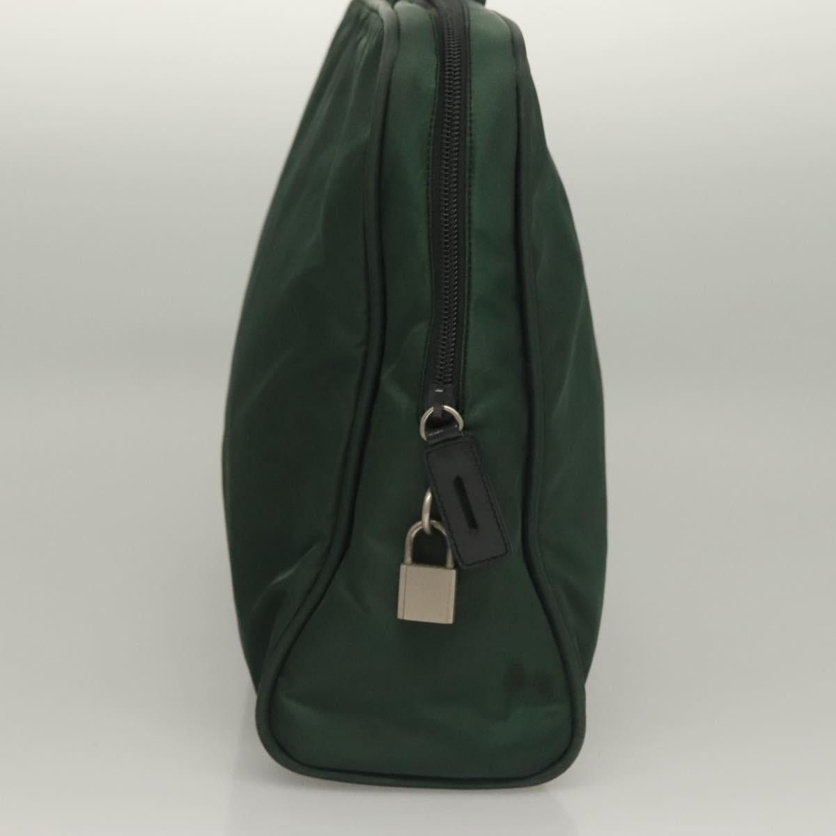 Prada PRADA Hand Bag Nylon Khaki Silver Size ONE SIZE - 5 Thumbnail