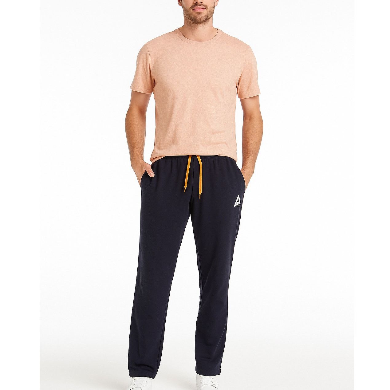 Reebok Reebok Black XXL Sweatpants with Orange Trim - Men's Size US 40 / EU 56 - 1 Thumbnail