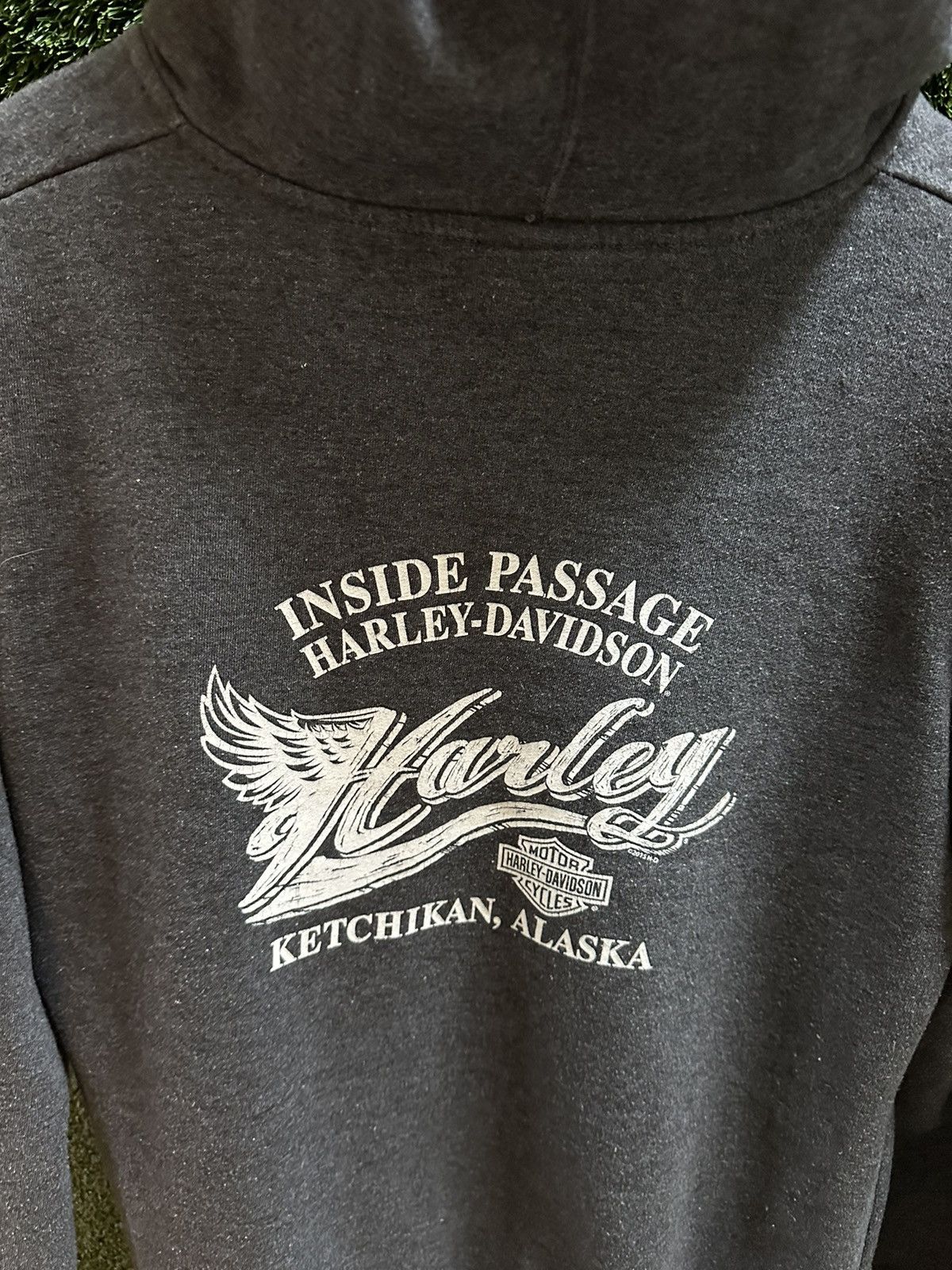 Harley Davidson Harley Davidson Spellout Hoodie Large Size L / US 10 / IT 46 - 5 Thumbnail