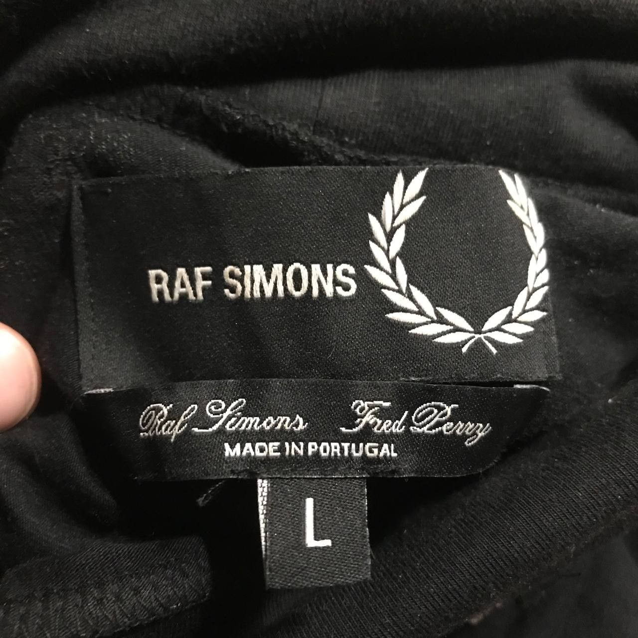 Fred Perry × Raf Simons Laurel Wreath Detail Roll Neck With Tags Size US L / EU 52-54 / 3 - 5 Thumbnail