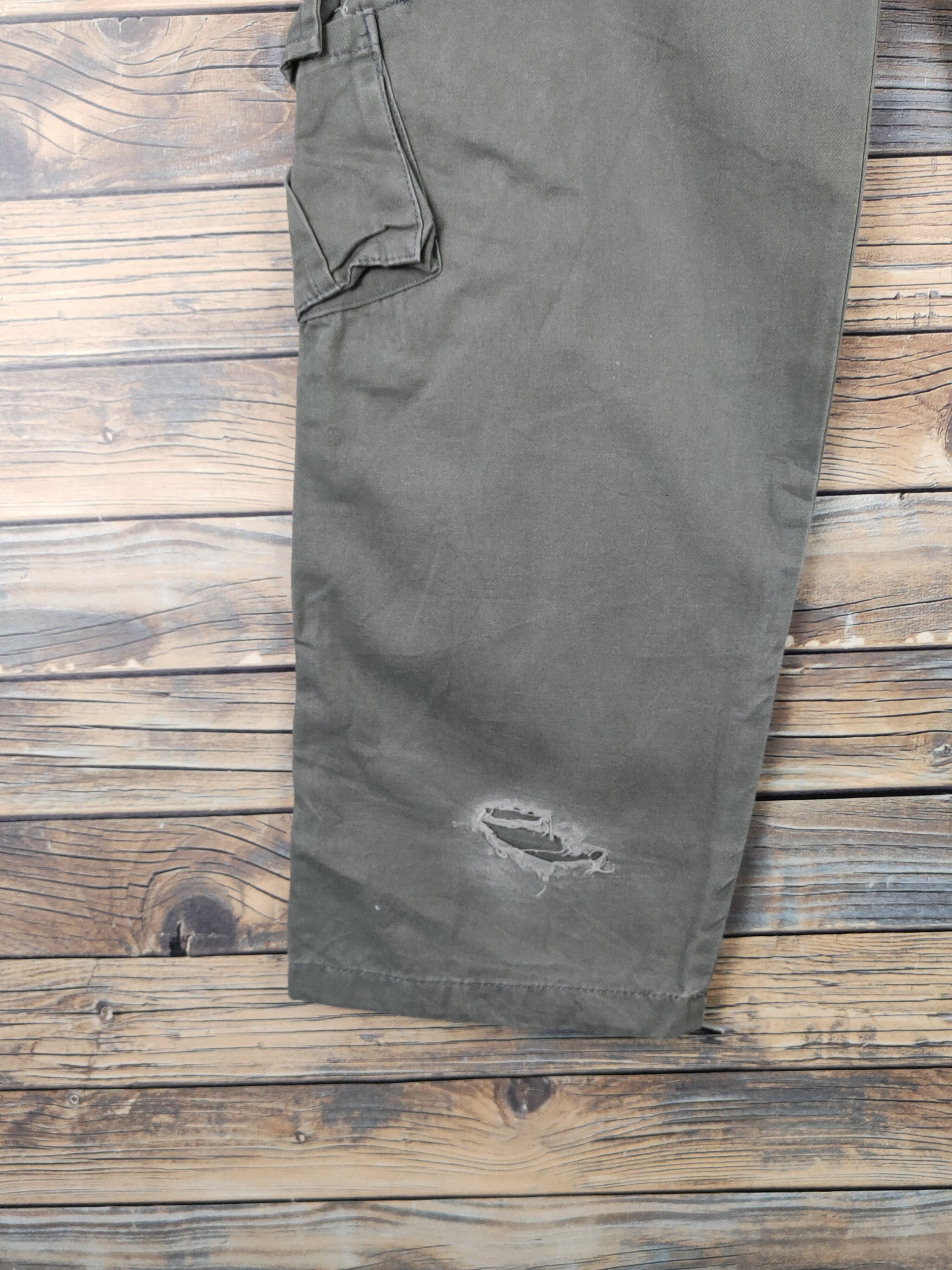 Other DL Japanese Brand Army Green Multipocket Cargo Pants #2435 Size US 34 / EU 50 - 9 Thumbnail