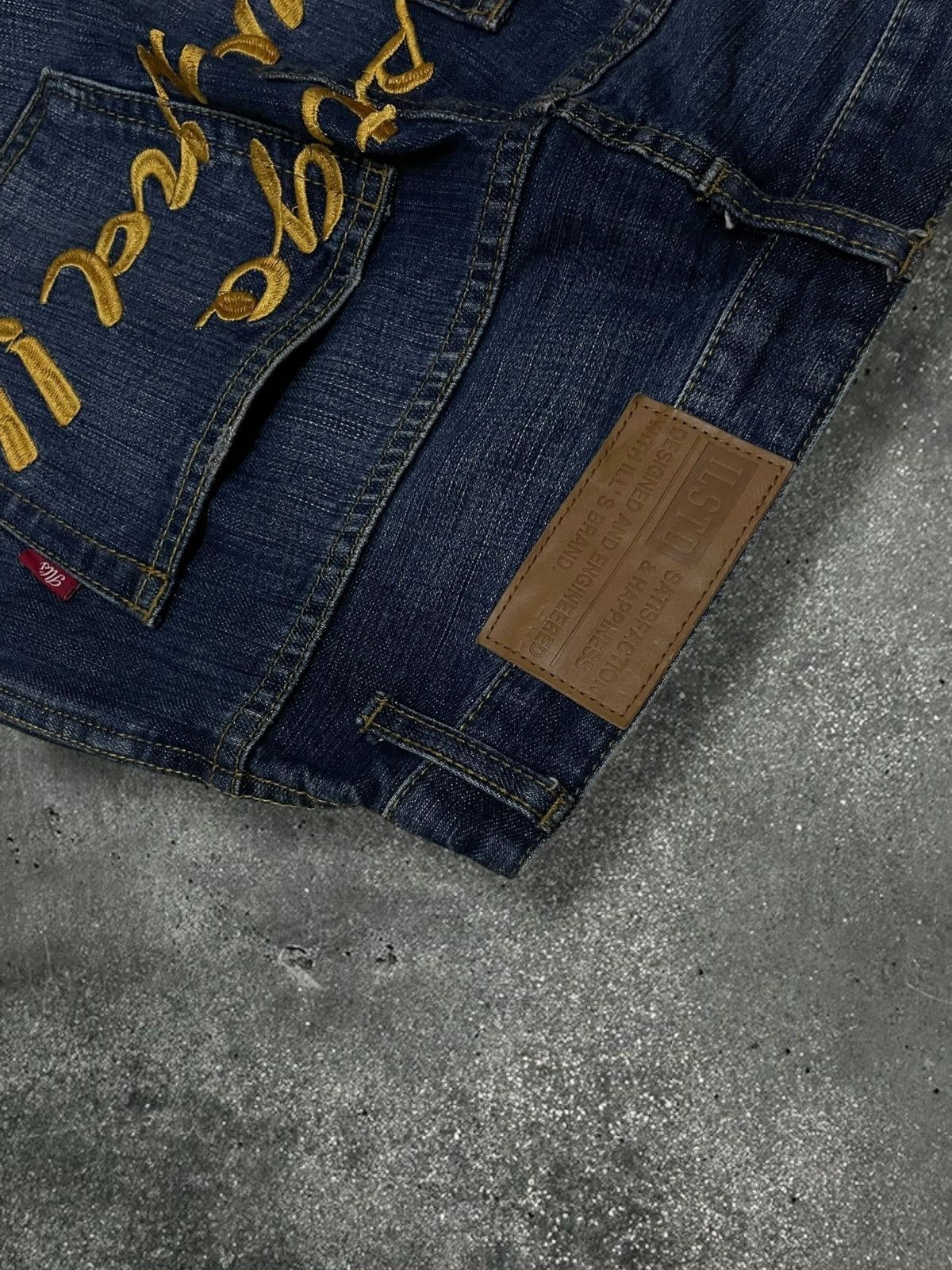 Japanese Brand Vintage Japan Rare IllGarment Just Go Forward Daicock Denim Size US 31 - 7 Thumbnail