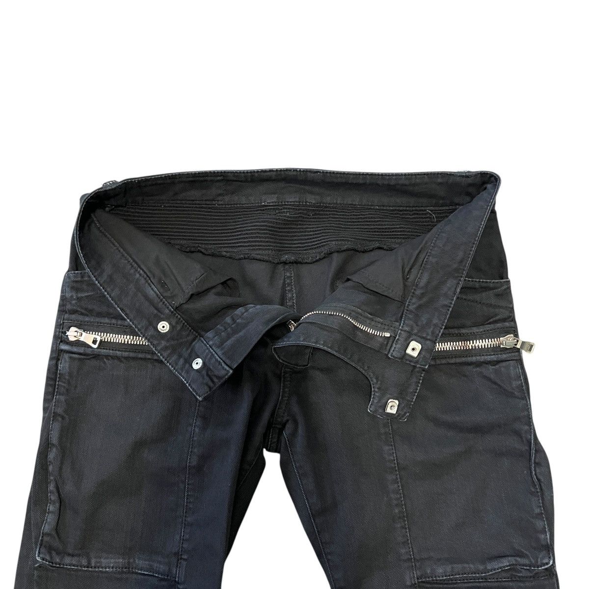 Balmain BALMAIN Cotton Elastane Biker Pants Size US 31 - 3 Thumbnail