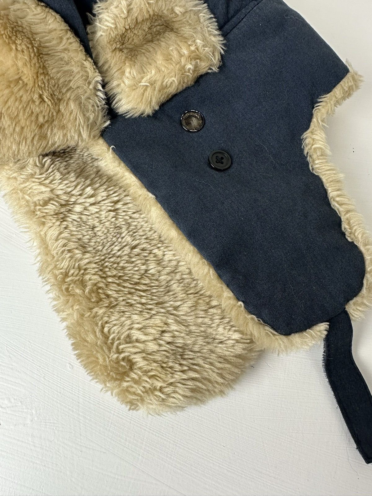 Hysteric Glamour × Vintage Crazy Y2K Mohair Fuzzy Hat Ushanka Punk Winter Size ONE SIZE - 3 Thumbnail